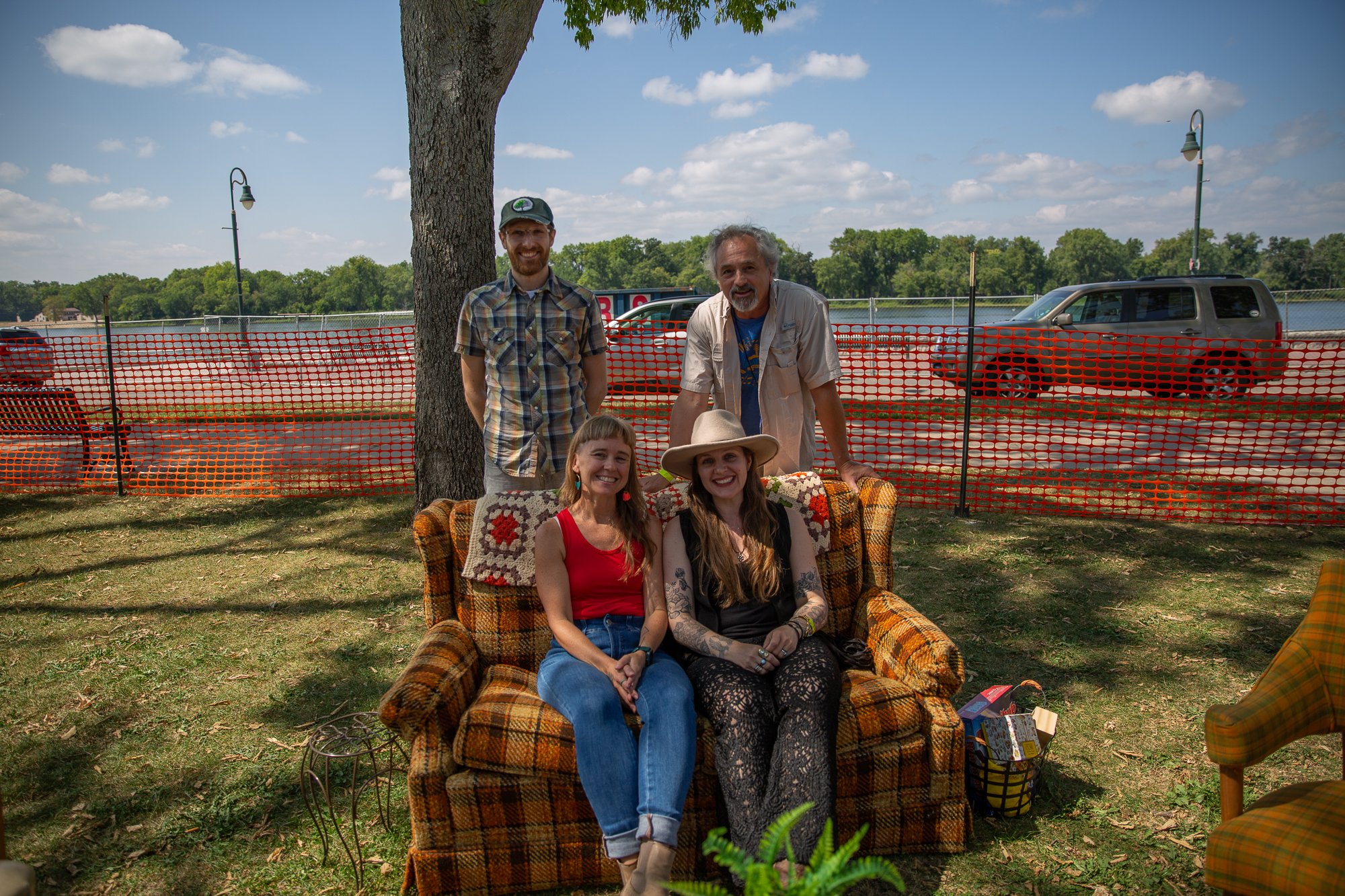 (clockwise from top left) Alex Bacon, David Schipper, Sarah King, Annie Bacon