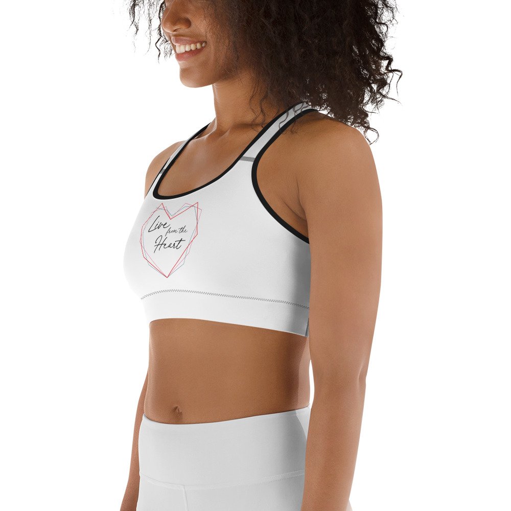 Liebeimmer Sports Bras for Women Trendy Short Sleeve Workout Crop