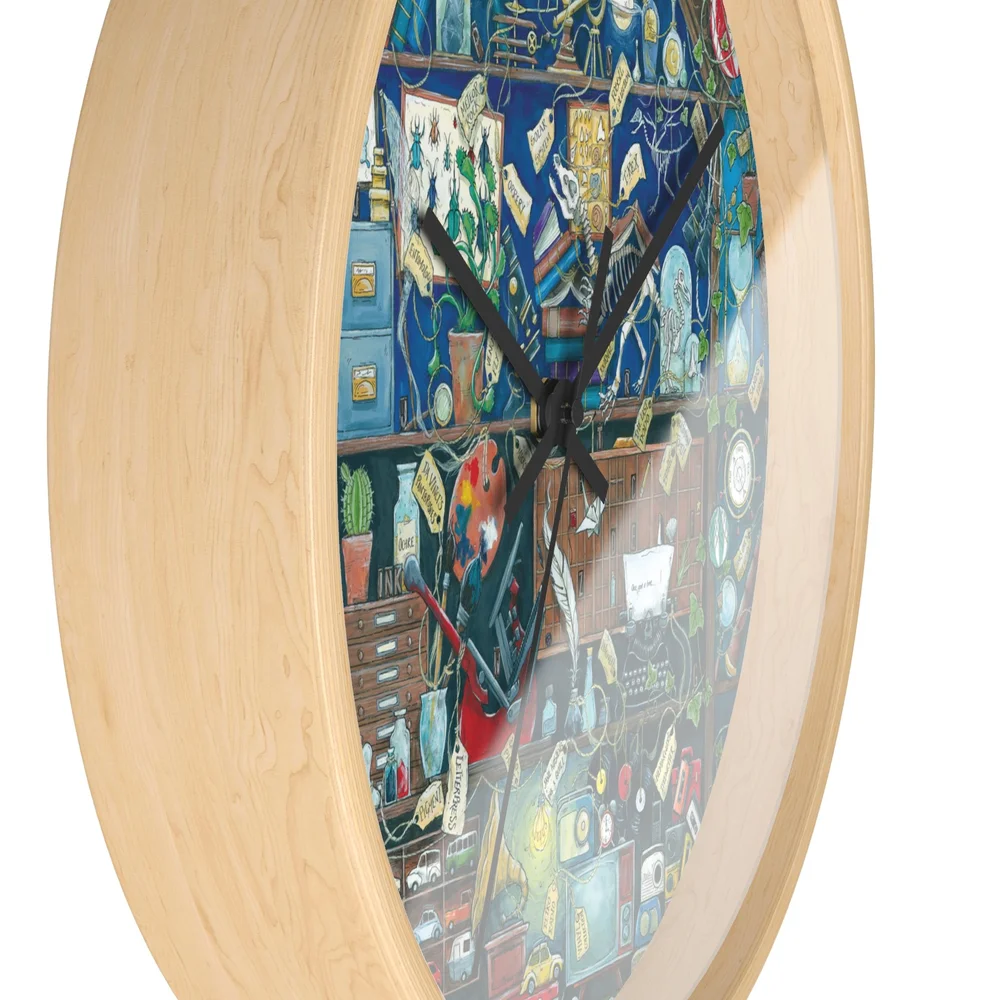 Cabinet of Curiosities Wall Clock — Zoe Sadler