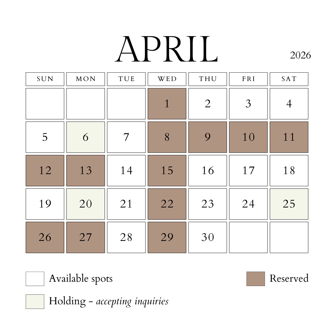 Photographers available near me in April