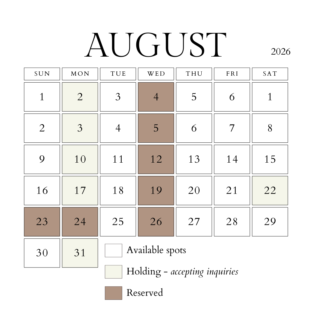 Photographers available near me in August