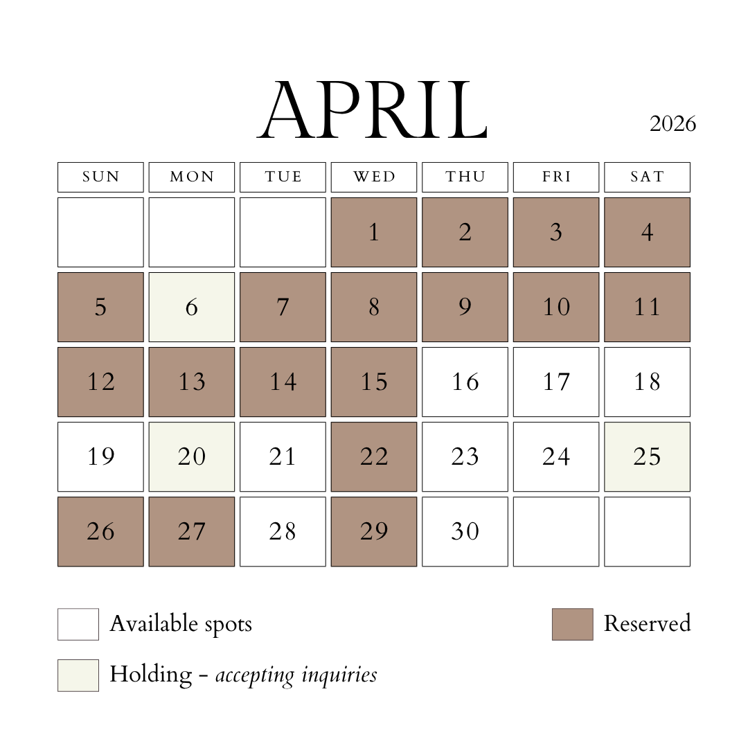 Photographers available near me in April