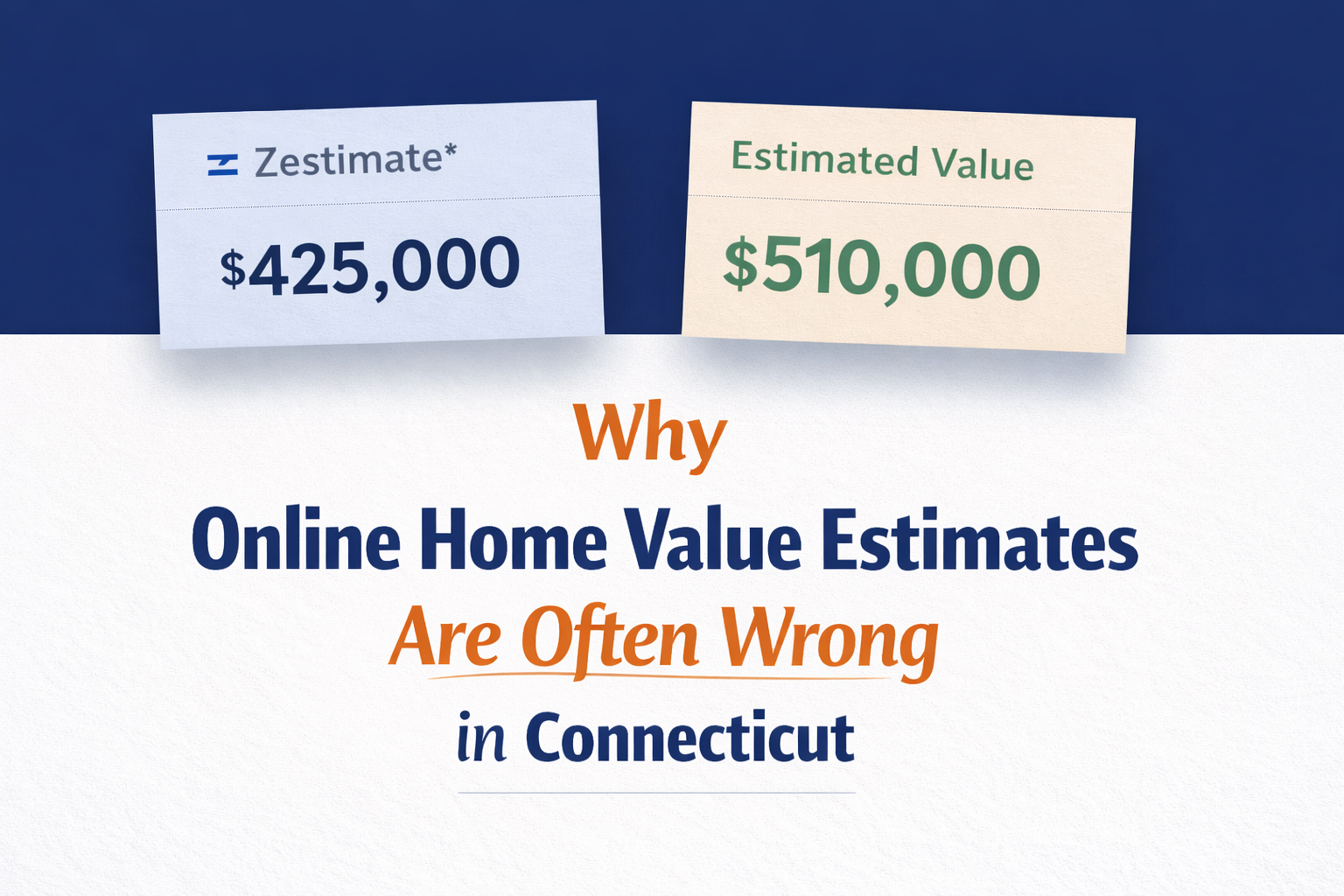Why Online Home Value Estimates Are Often Wrong in Connecticut