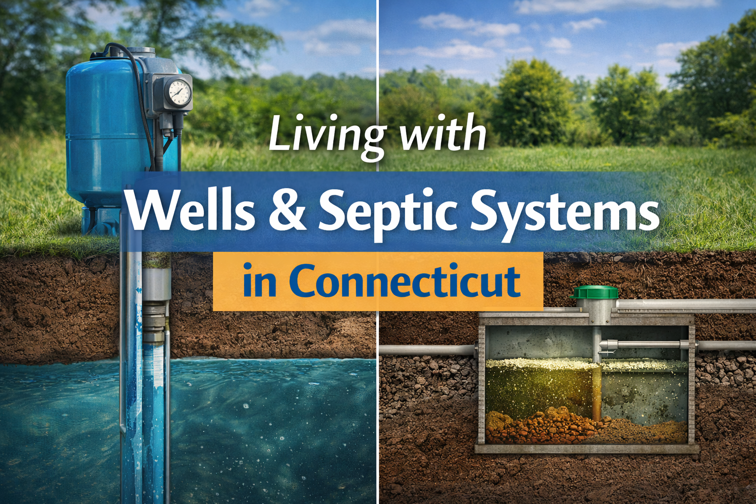 Why Many Homes in Connecticut Have Wells and Septic Systems