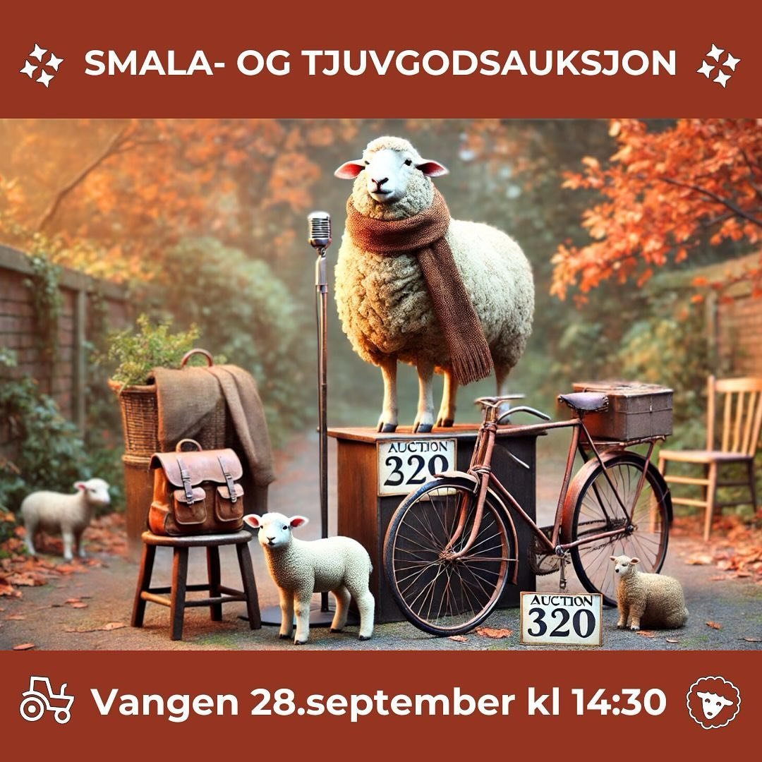 I &aring;r kjem ein gammal tradisjon attende under Smalahovesleppet! Kl 14:30 vert det aukjson av smale og tjuvegods, og Arne Hjeltnes er auksjonarius!! Av tjuvegods kan du denne dagen by p&aring; ein &laquo;stolen&raquo; splitter ny elsykkel fr&arin