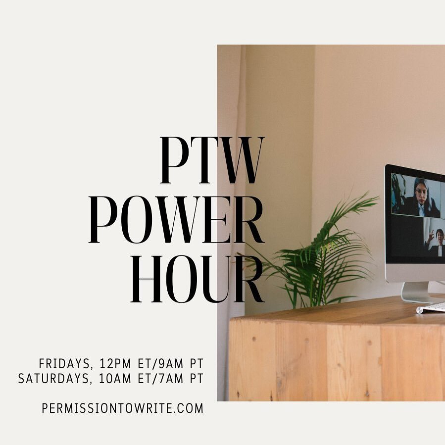 Please note the updates to our PTW Power Hour schedule. We&rsquo;re moving from Monday evenings to Saturday mornings. 

Feb. 2nd - There will be no Power Hour. (So sorry it&rsquo;s GRAMMY week. 

Feb. 3rd - 7am PT/10am ET.