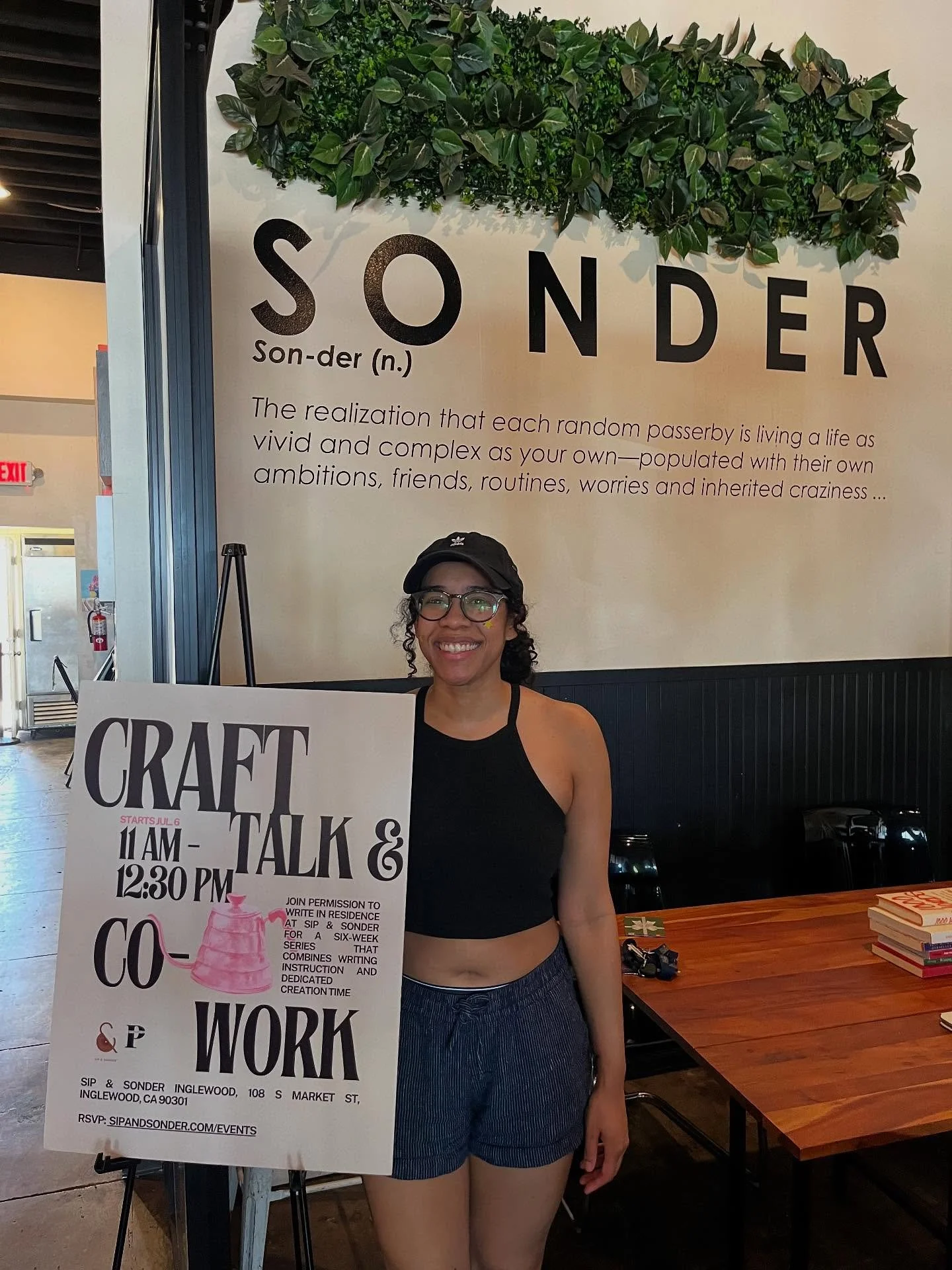 Special thanks to @kianamyiea for stopping into our residency at @sipandsonder to chat about querying, the publishing business and the personal journey of becoming a literary agent. We appreciated the candid, open, and giving discussion. Look out for