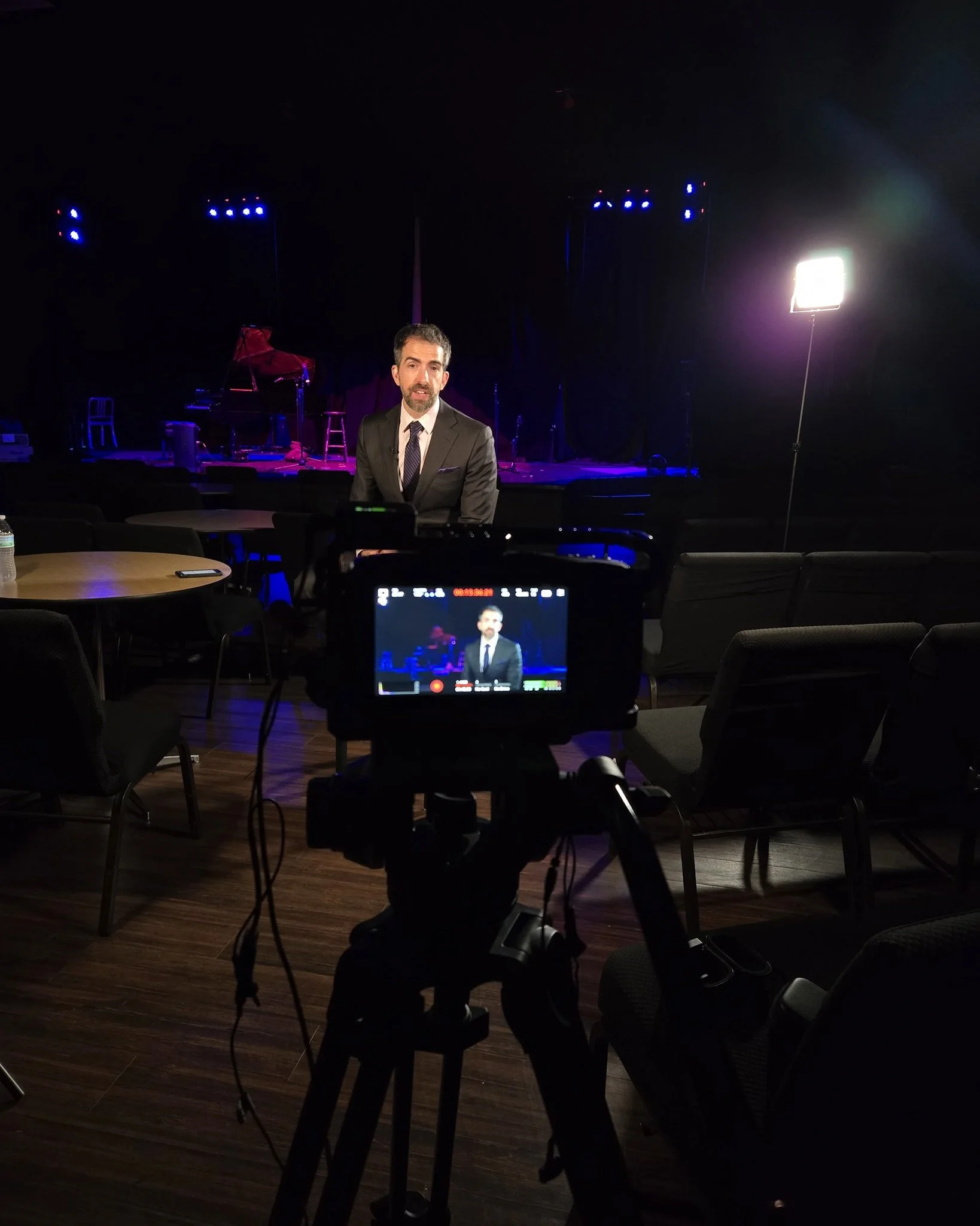 Filmed another round of promo videos with jazz pianist Zachary Bartholomew this week.

He&rsquo;s got some incredible shows coming up, and it&rsquo;s always great capturing his energy on camera.

@zachbartholomewmusic 
#JazzPiano #BehindTheScenes #WM