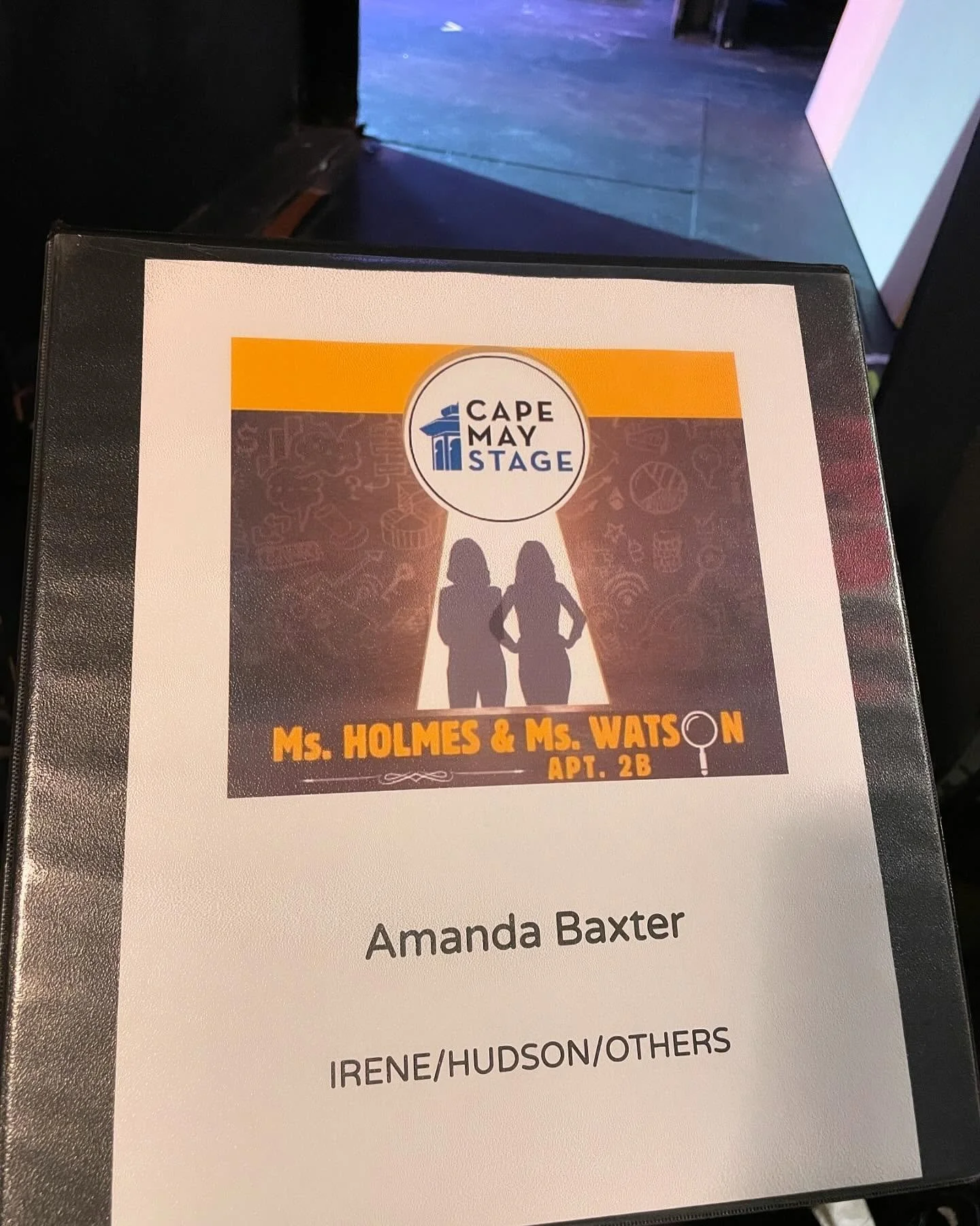 An exciting first week at 221B Baker Street&hellip; otherwise known as Cape May Stage, where we just finished our first week of rehearsals for Ms. Holmes &amp; Ms. Watson - Apt 2B, by Kate Hamill. 
Having a blast playing Irene Adler, Mrs. Hudson and&