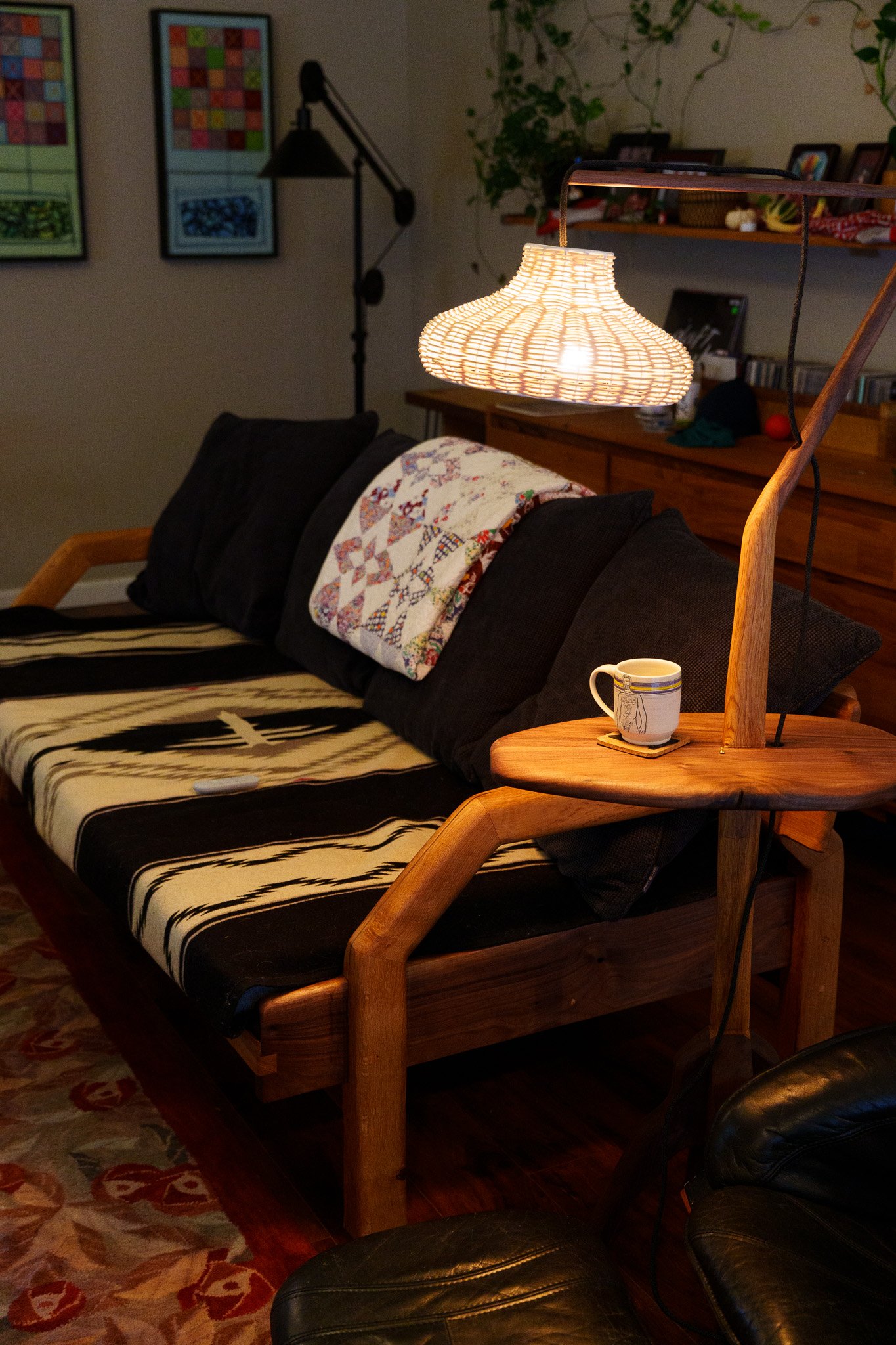 Hand Shaped White Oak Couches