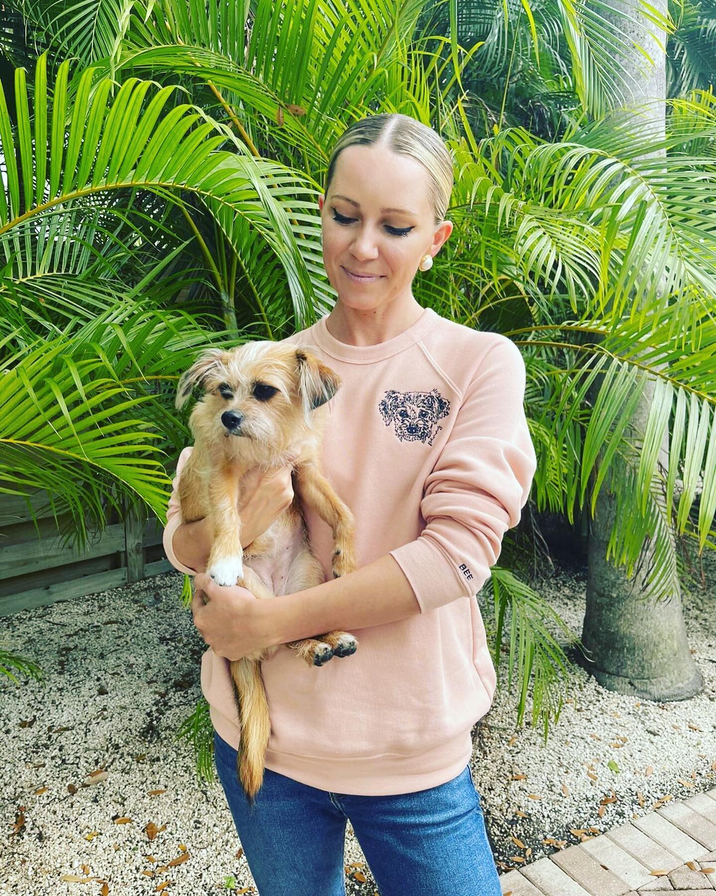 Penny the terrier mix from Florida 💫🌈🌴 (that little face!!!)