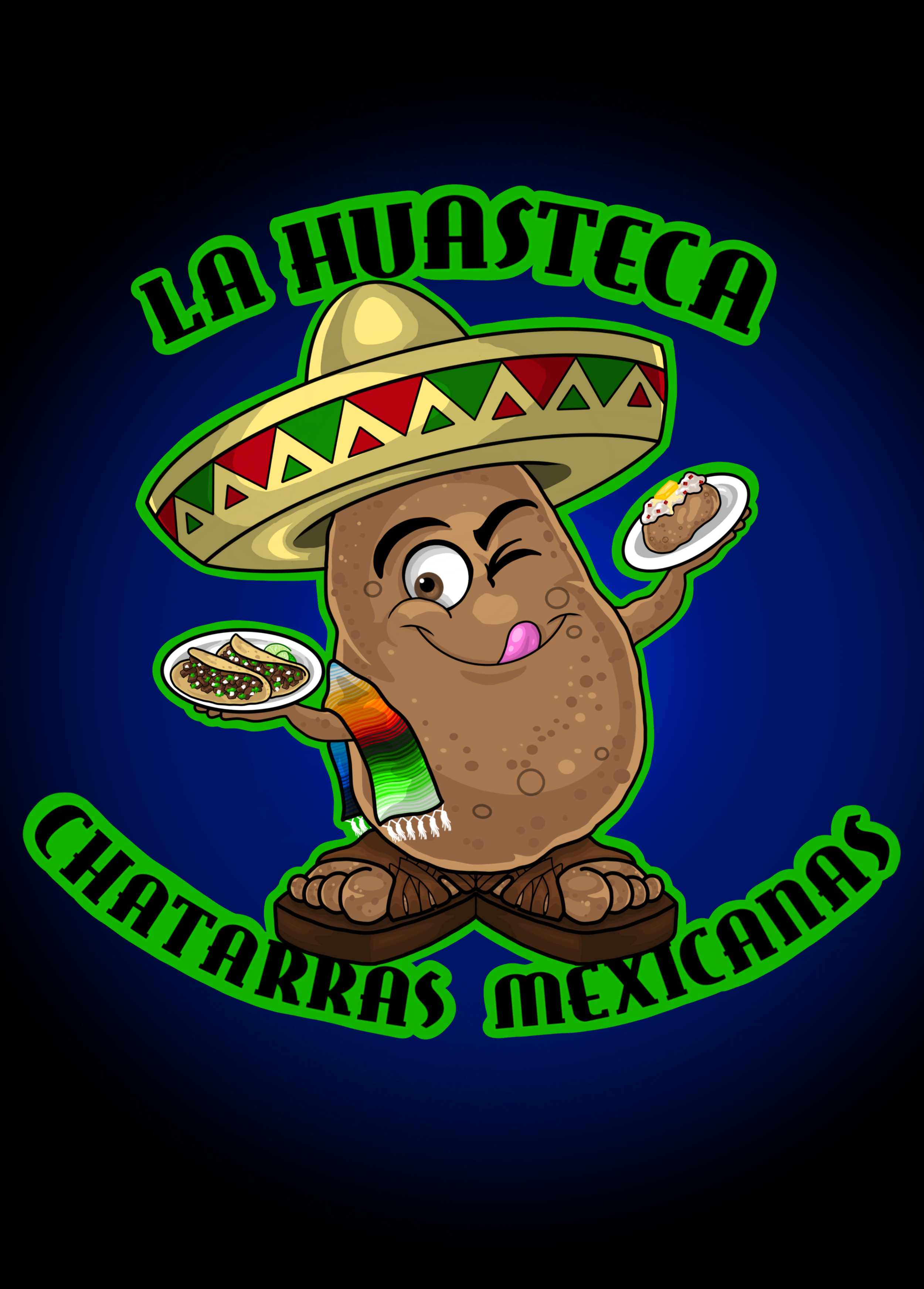 Logo for a Taco Truck in Texas