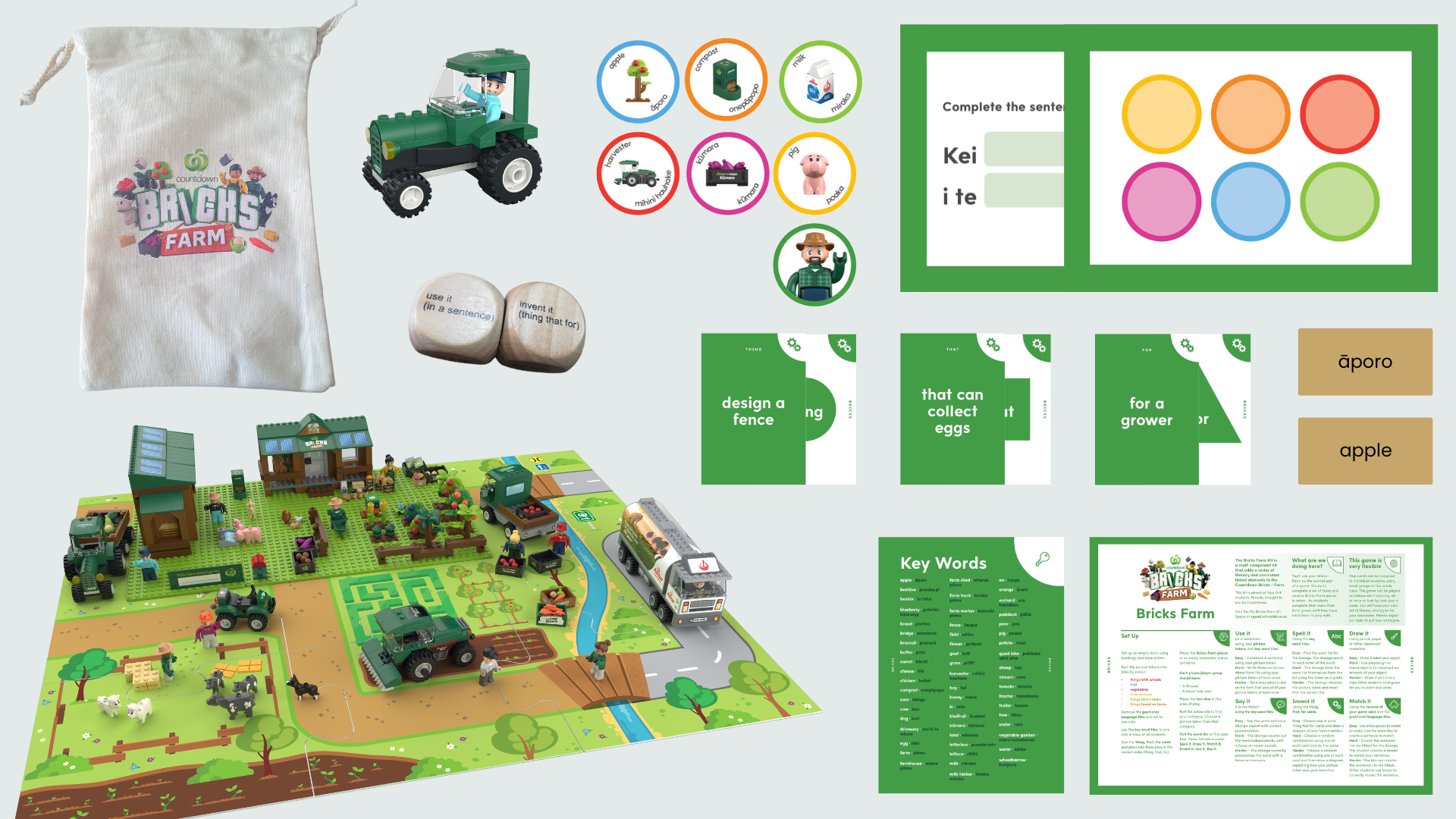 Countdown Bricks Farm — School Kit