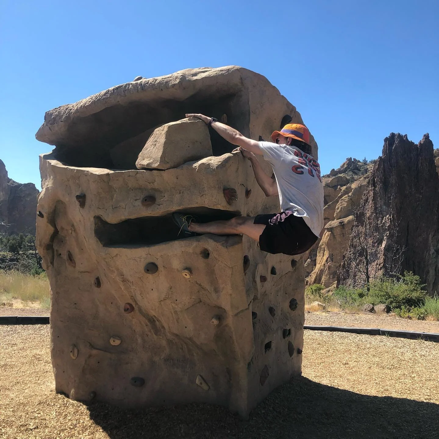 been climbin some rocks recently