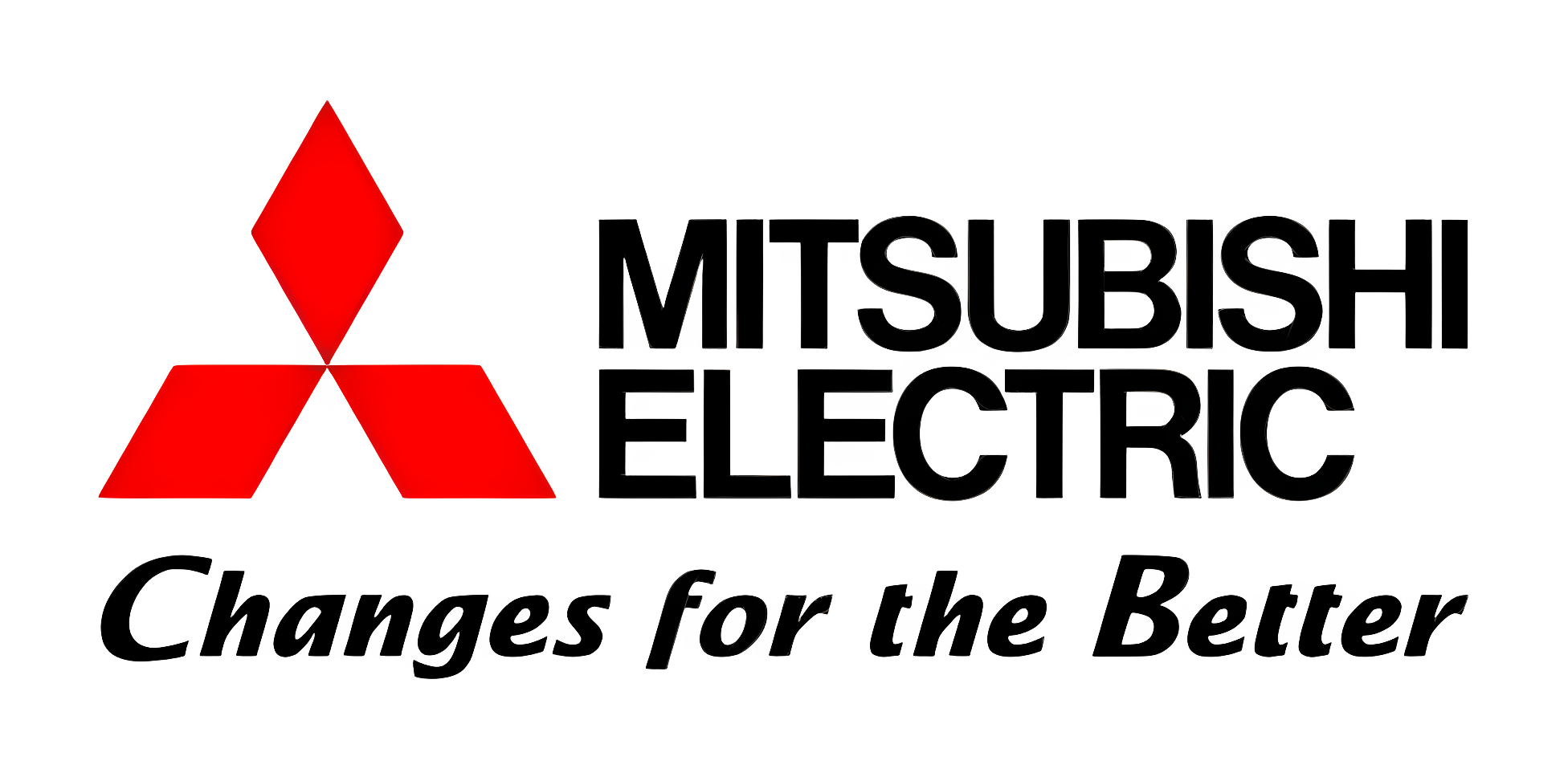 Mitsubishi Electric logo with a red three-diamond symbol and black text that reads 'MITSUBISHI ELECTRIC' and 'TOP' underneath.