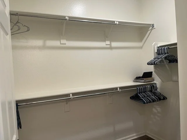 Primary closet