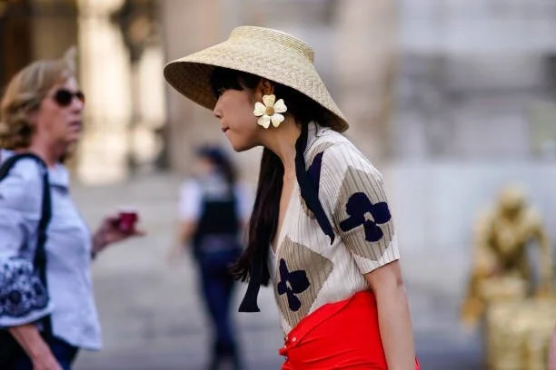 Floral Baubles will keep a spring in your step as the summer winds down. These EARRINGS especially POP dangling beneath a beautiful hat.
