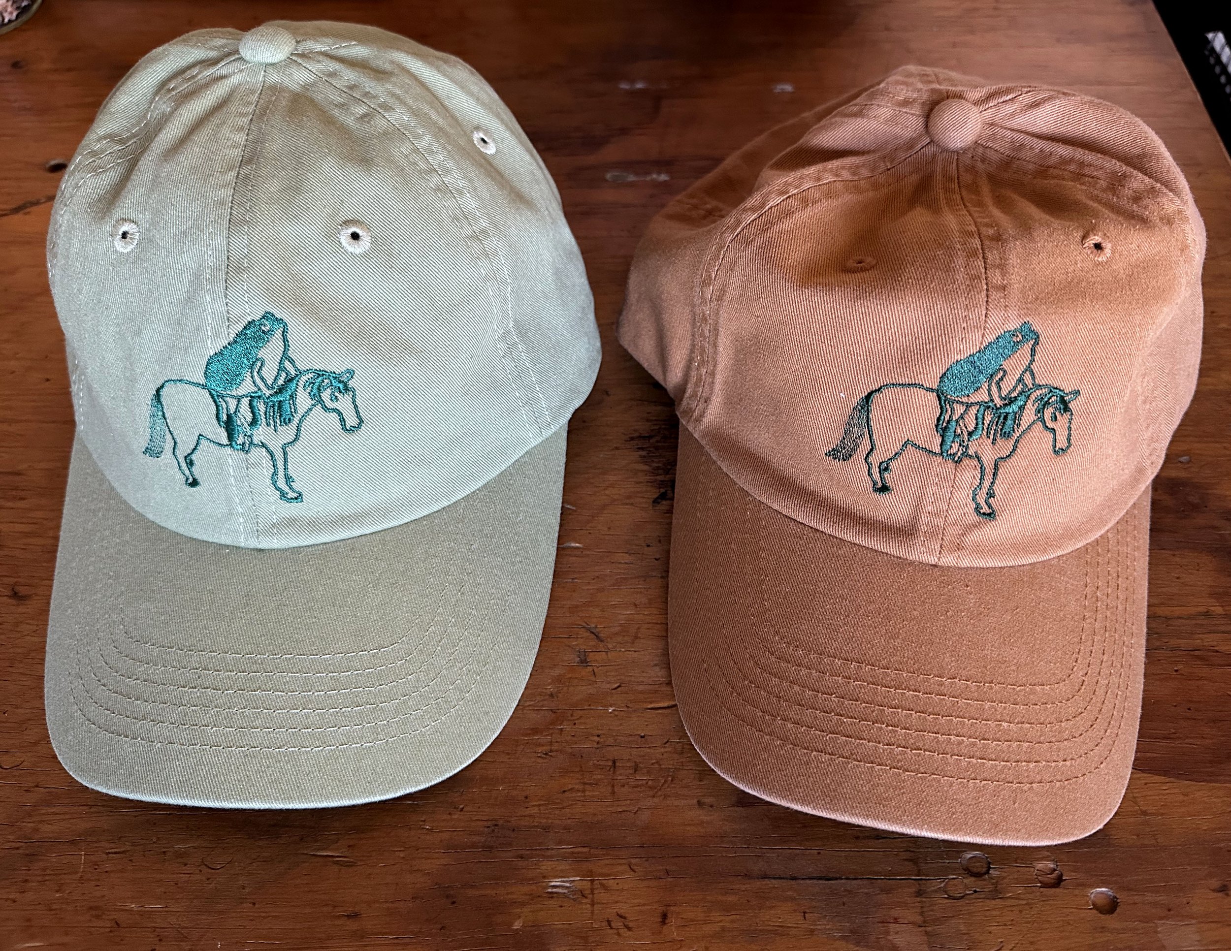 Toad on Horse Cap