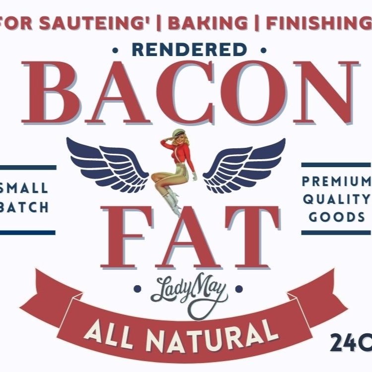 All Natural Bacon Grease for Cooking, 24oz — The Lady May