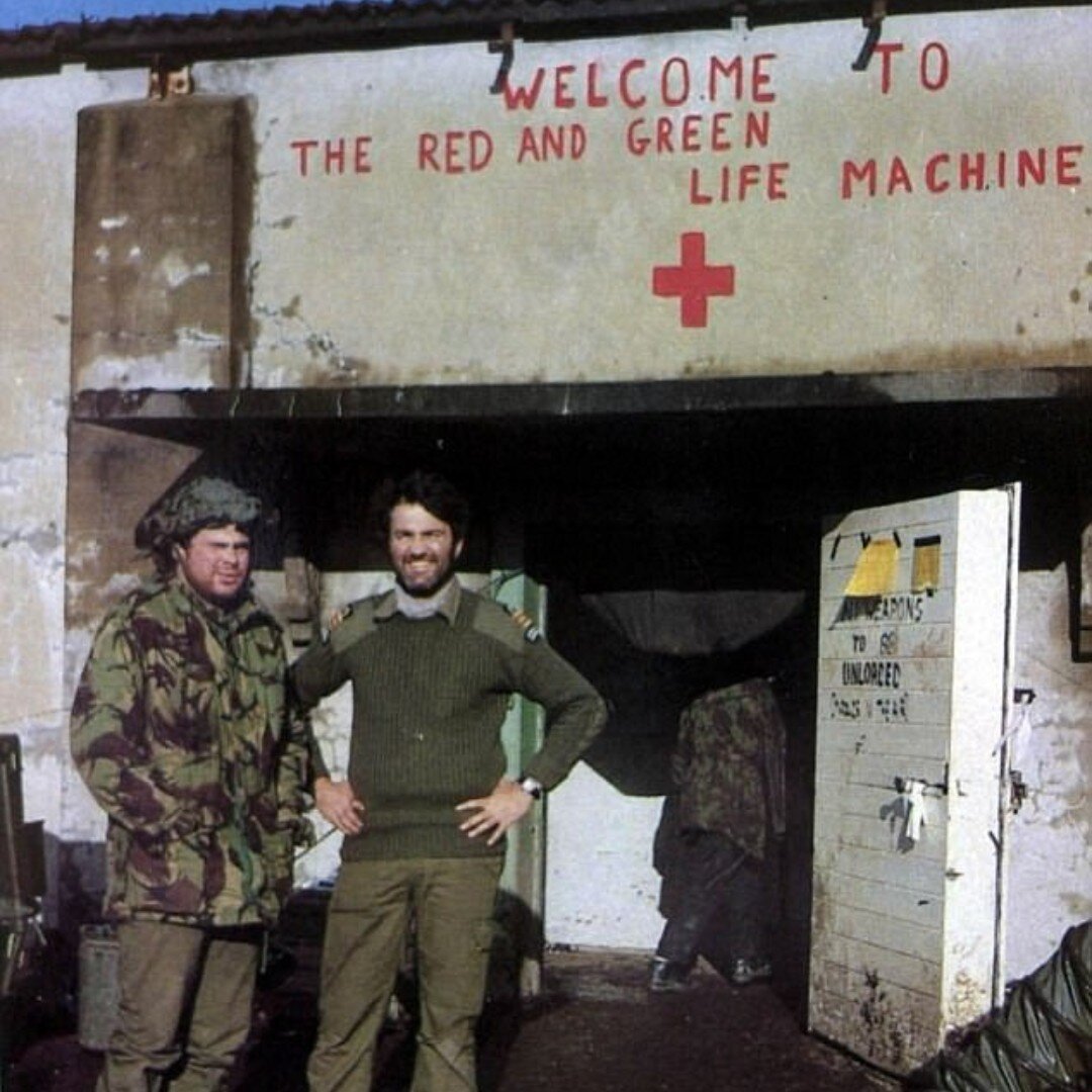 The Red and Green Life Machine. Surgeon-Captain Richard Jolly OBE (29 October 1946 &ndash; 13 January 2018) was a Royal Navy medical officer who served in the 1982 Falklands War and was later decorated by both the British and Argentine governments fo