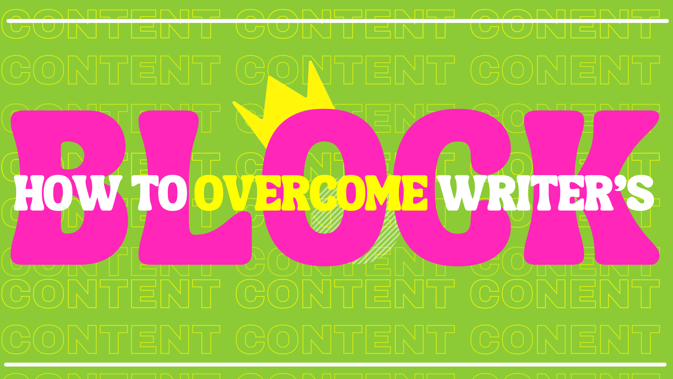 How to Overcome Writer’s Block