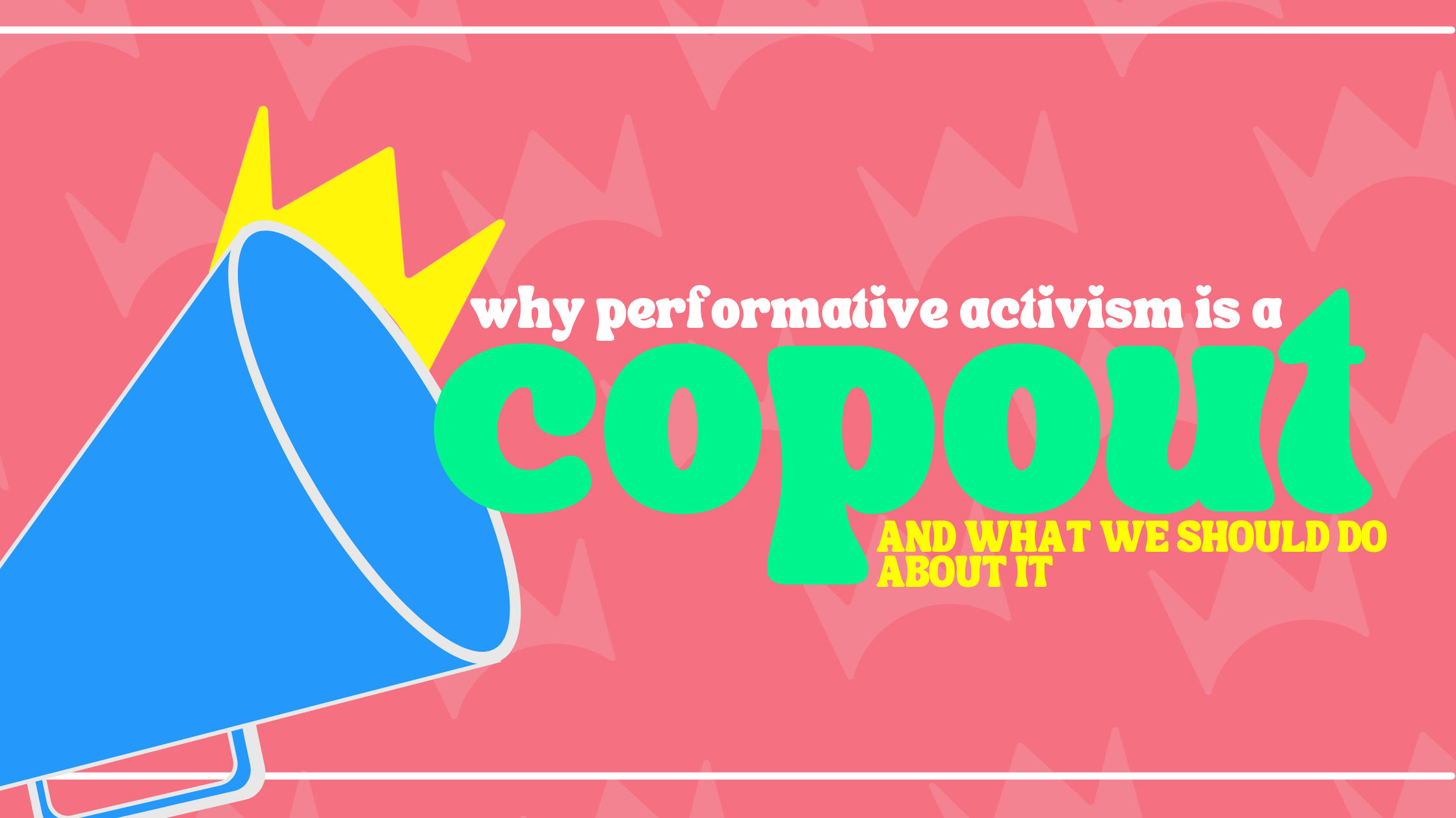 Say NO to Performative Activisim