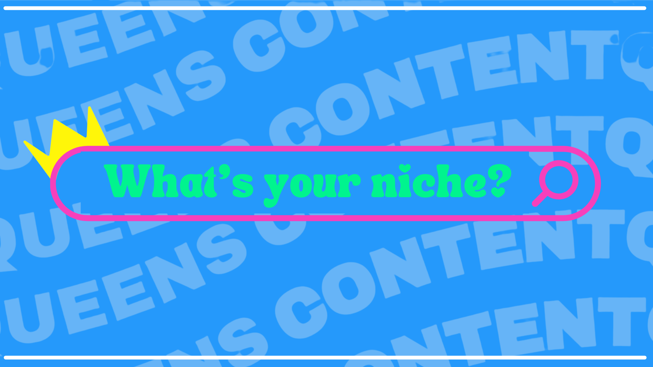 Picking a lane: Content Creator Edition