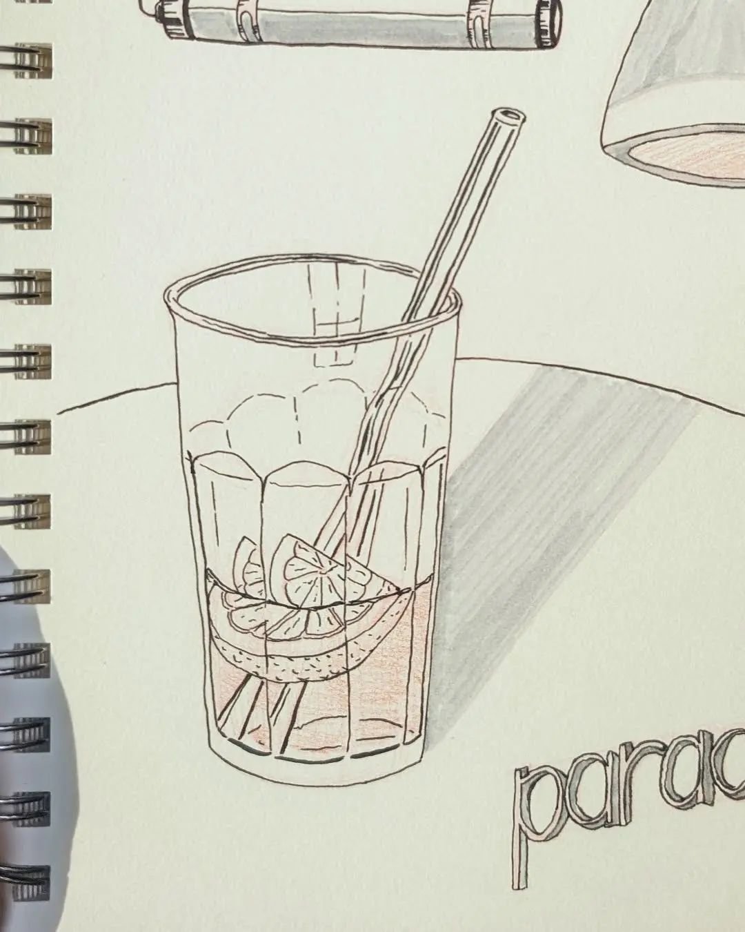 First page in a new sketchbook at a chill cafe! ☕🐱

I've been quiet about posting art online for awhile- but have been journaling and reading the Artist's Way. I've added in daily drawings &amp; scribbles in addition to a morning journal session, an