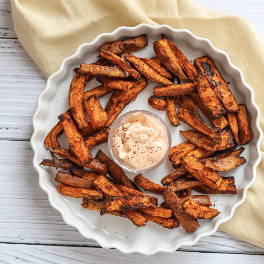 SPICED SWEET POTATO FRIES