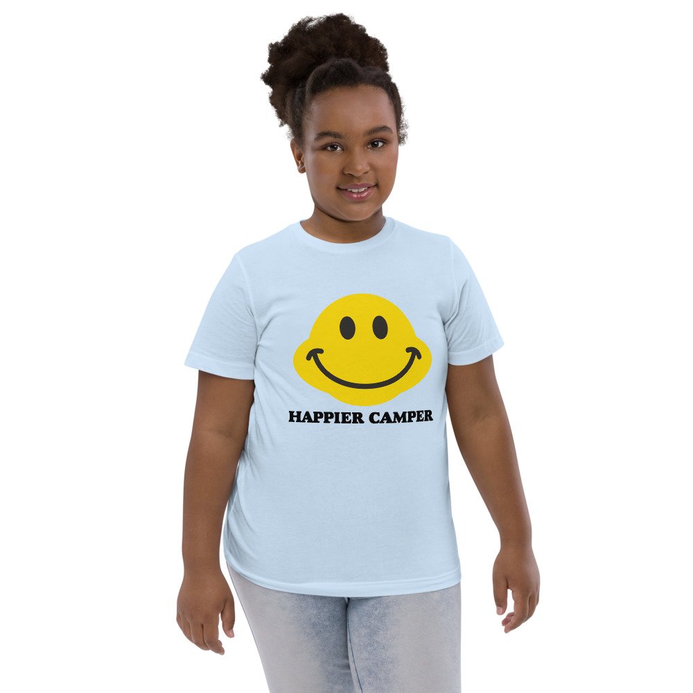 nå pant gift 2023 Happier Camper T-Shirt — Sierra Canyon Day Camp