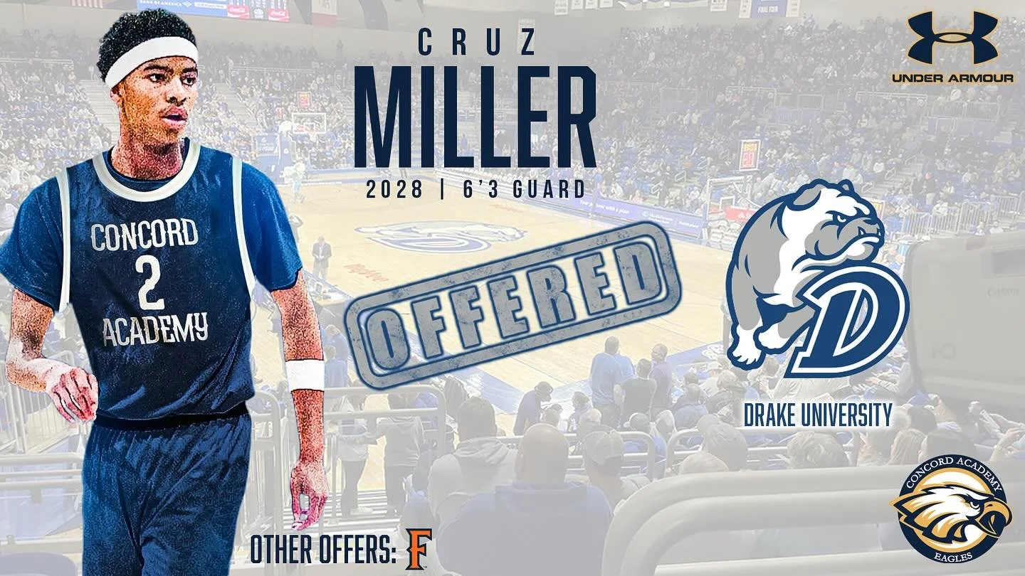 Congratulations to Sophomore @cruzwitdashifts on his offer from @drakembb! #EaglesFly