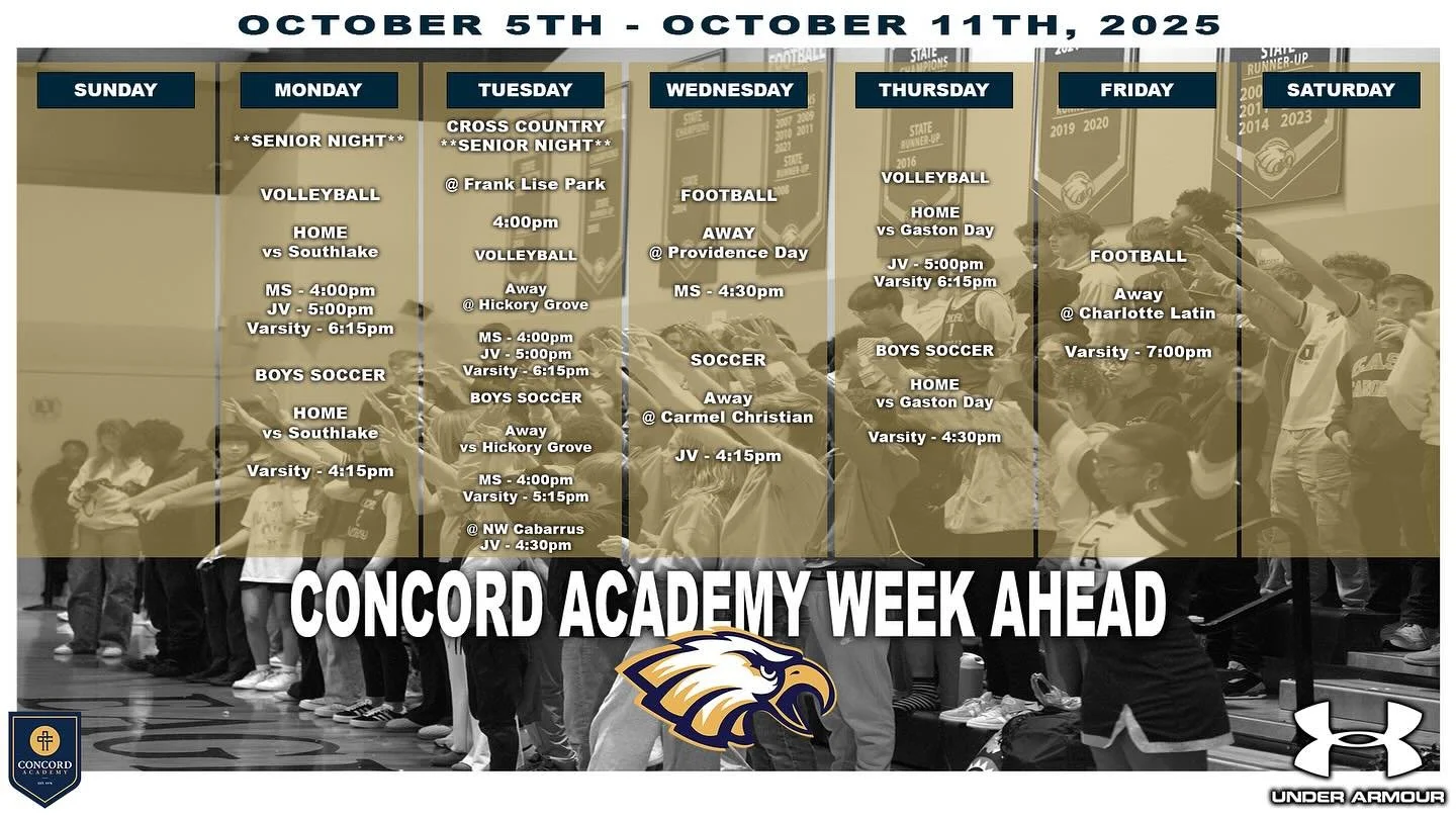 🦅 in Action this week! #CAEagles
⚽️ 🏐 🏃&zwj;♀️ 🏈 

*Be sure to tag us in your photos*