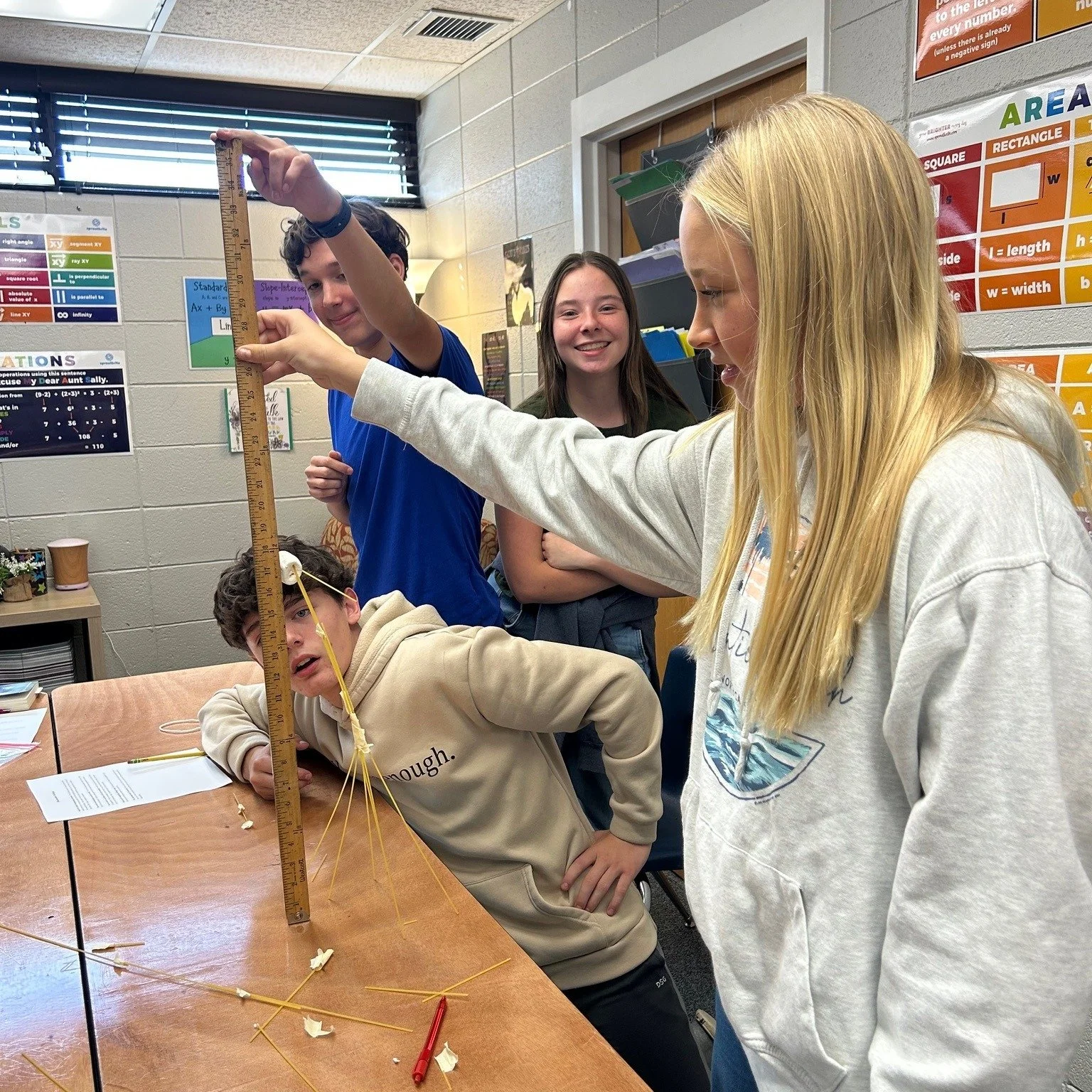 Our hardworking Eagles are putting the concepts they've learned into practice with some fun, interactive classroom activities: marshmallow challenges, apple week,  popsicle stick catapults, and brain anatomy and connections with jello! 
#concordacad