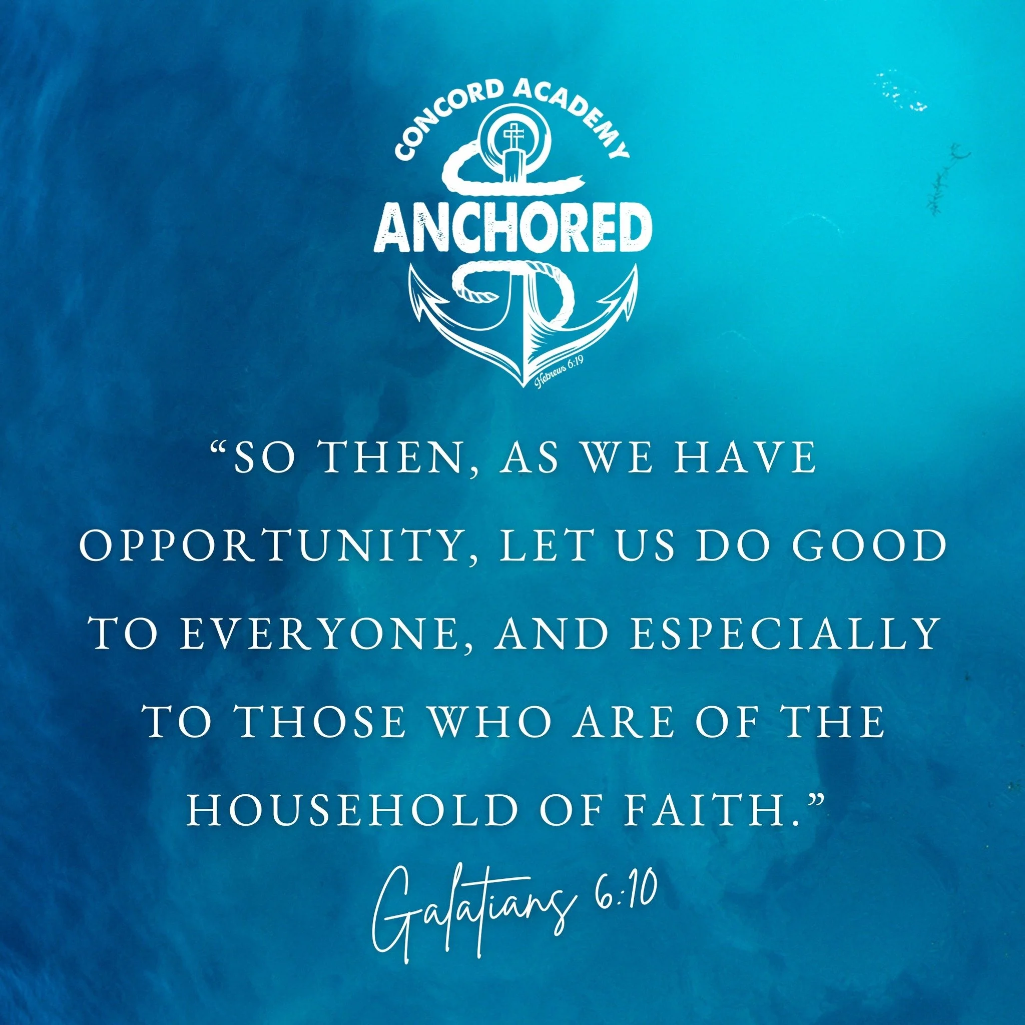⚓ ANCHORED IN THE WORD!

#concordacademync #lovingJesus #changingtheworld