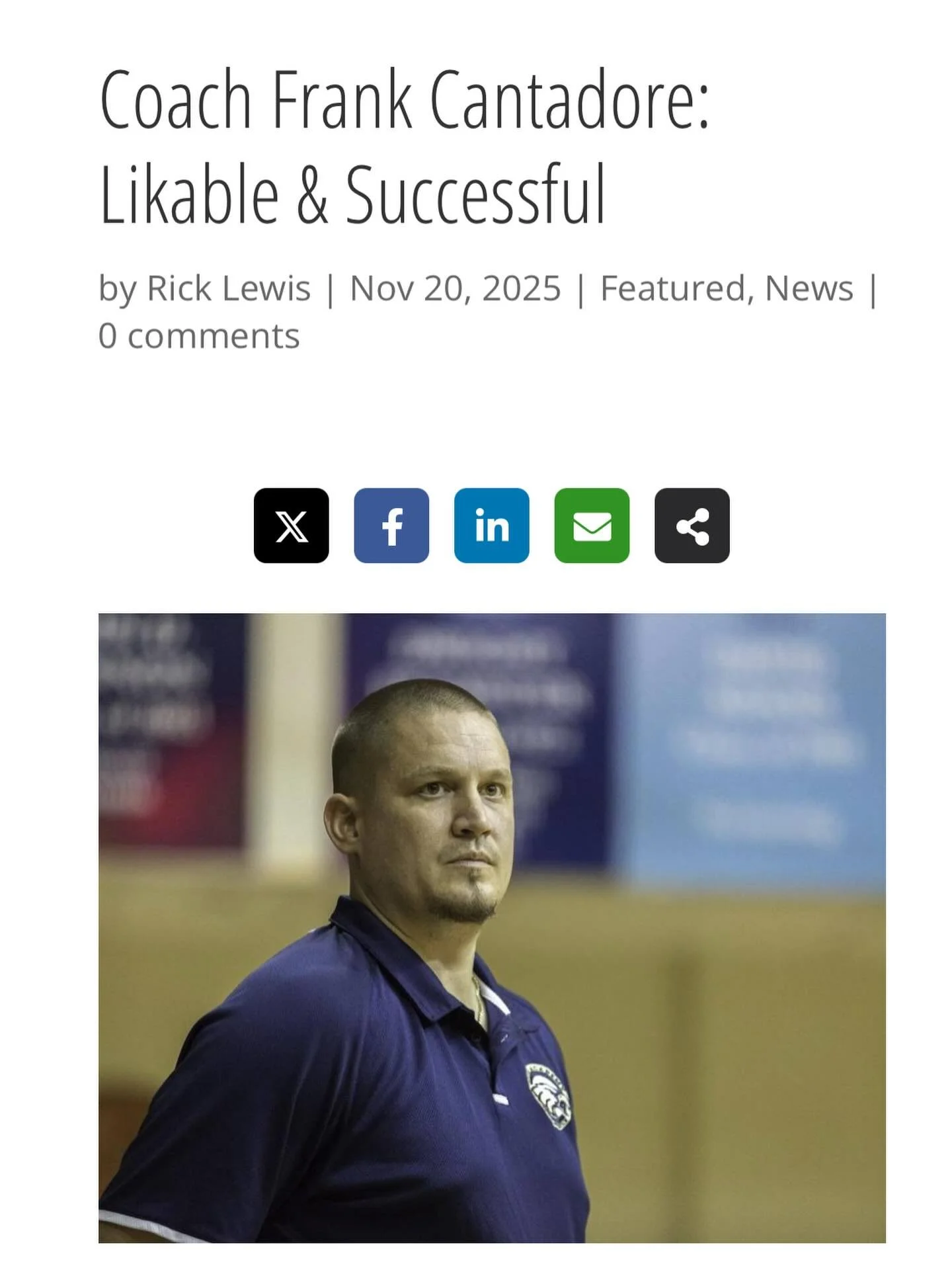 Check out this article from phenomhoopreport.com! Please join us in congratulating Frank Cantadore, our Varsity Basketball Coach! 

#concordacademync 

https://www.phenomhoopreport.com/coach-frank-cantadore-likable-successful/