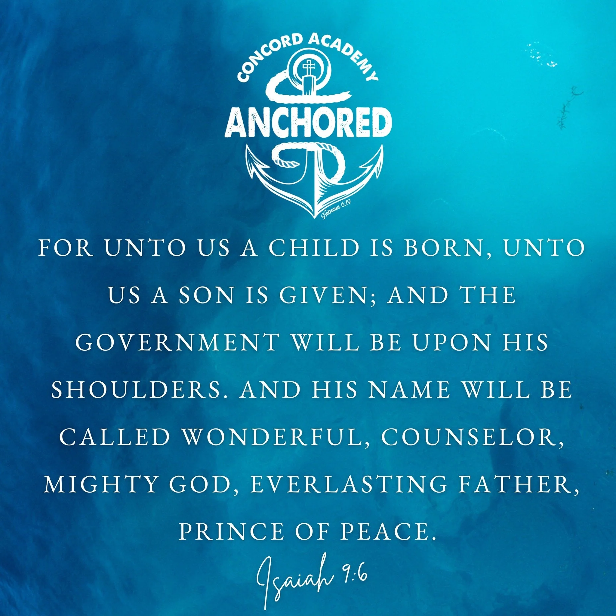 ⚓ ANCHORED IN THE WORD ⚓

#concordacademync #educatingwithexcellence #lovingJesus #changingtheworld #onestudentatatime