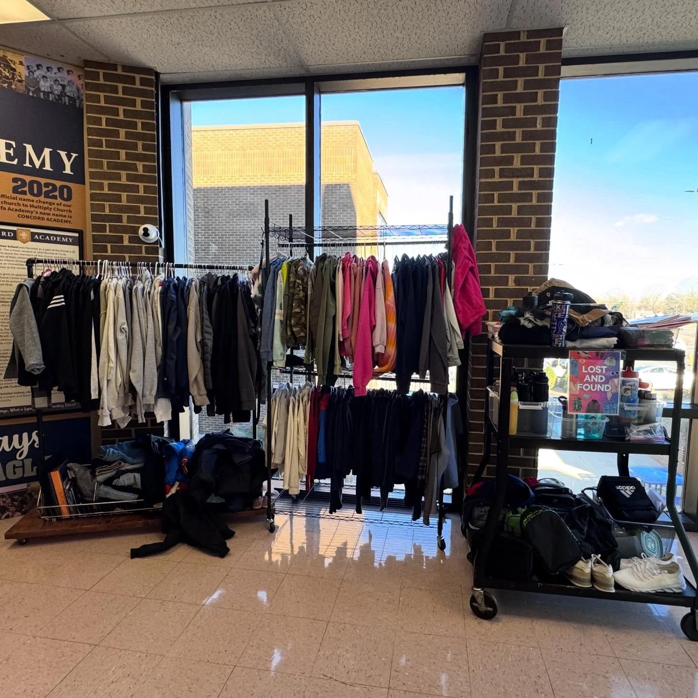 Is your student missing a lunch box, jacket, water bottle, or sweatshirt? If so, please stop by Eagles Nest tomorrow, Friday 12/12, from 8:00-9:00 a.m. to check lost and found! While you&rsquo;re there, take a look at  some of the great new Eagle Wea