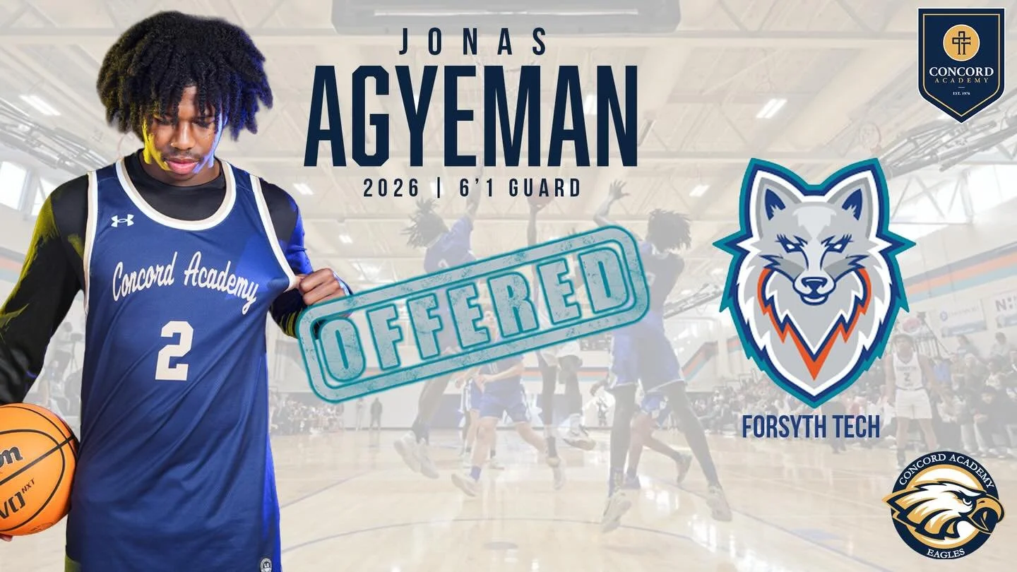 Congratulations to Senior @_jonasagyeman_ on his recent offer from @forsythtech_athletics! #EaglesFly