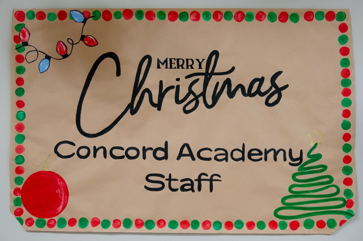 Celebrating the season&hellip;and our people! Thank you, PTF, for sponsoring a fantastic Christmas lunch. We&rsquo;re so grateful for our teachers and staff! 
❤️🎄

#concordacademync
