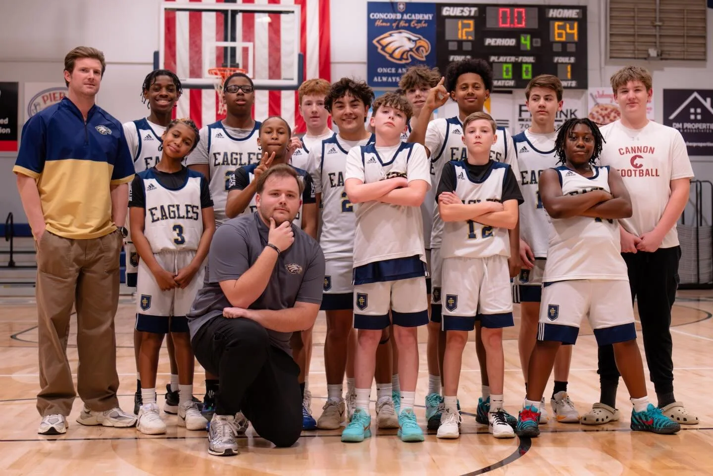 Middle School Game Day! 🏀📣 It&rsquo;s our middle school teams&rsquo; last home games of the season&mdash;let&rsquo;s pack the stands and show them some Eagle pride! GO EAGLES! 🦅💙💛