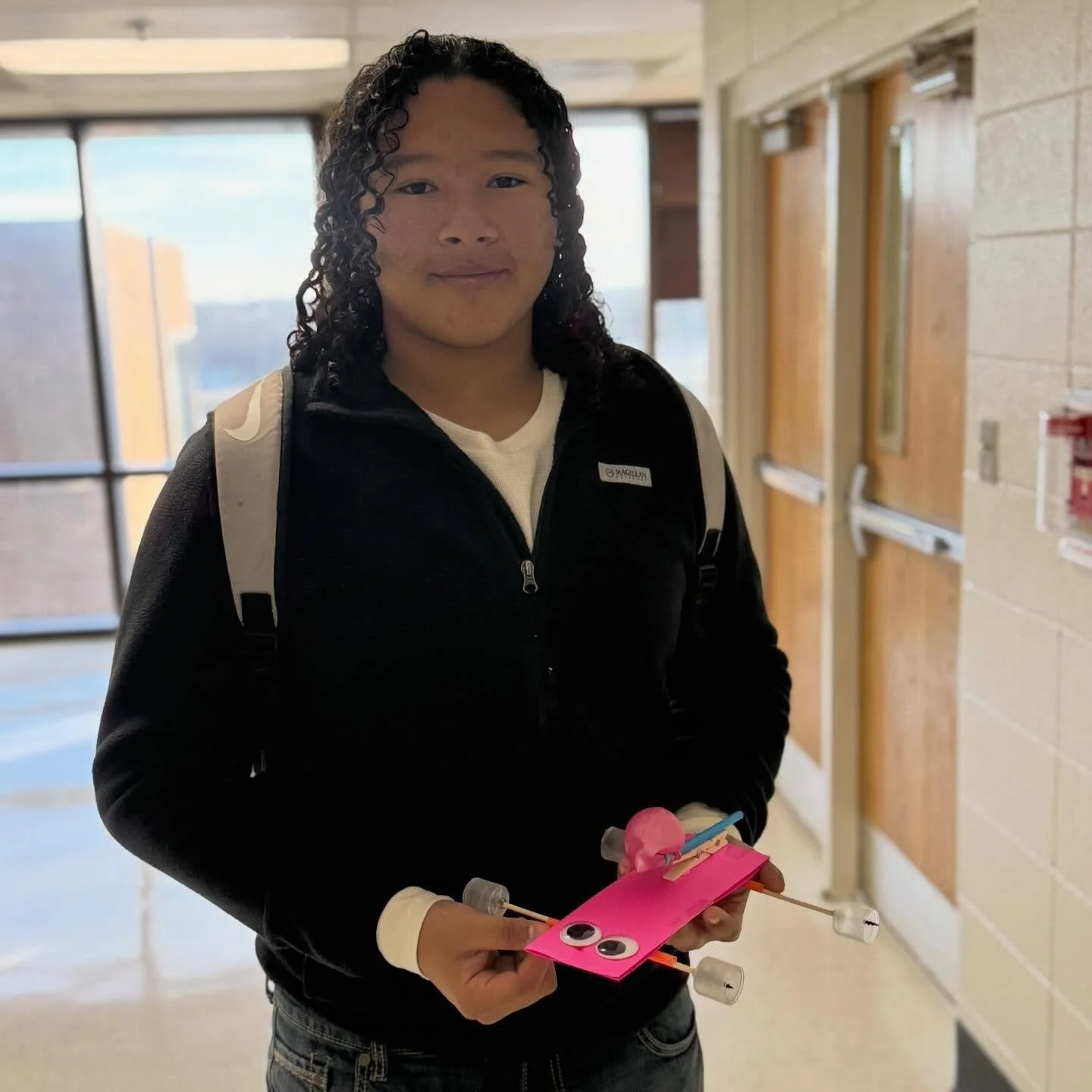 Newton&rsquo;s Laws in action! 🚗💥 Mrs. Goss&rsquo; 8th grade science students built self-propelled cars to see which one could go the distance! #concordacademync #educatingwithexcellence