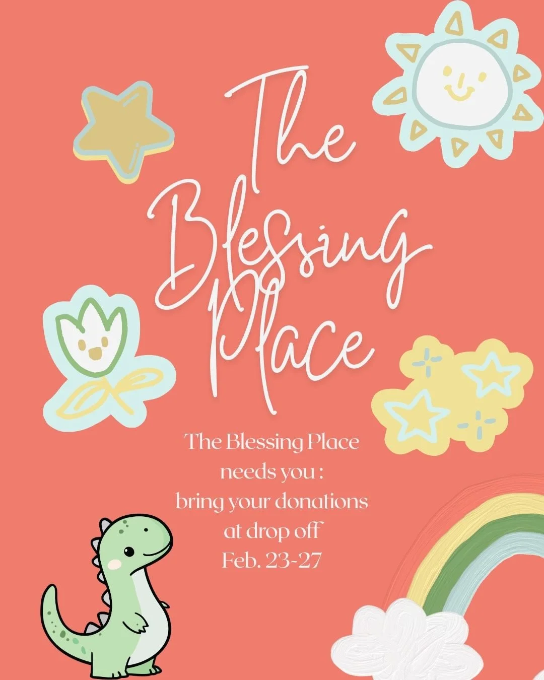 The NHS Project for The Blessing Place begins tomorrow, February 23rd,  and runs through February 27th. Thank you in advance for your generosity, Eagle Family!

Here is a link to their Amazon Wish List: 
https://www.amazon.com/baby-reg/theblessingpla