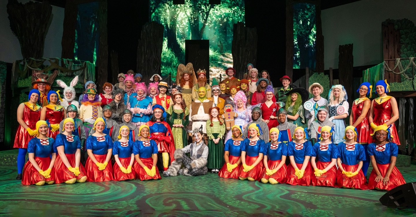 Congrats to the amazing cast and crew of Shrek the Musical on a stellar opening night! Drop your favorite parts in the comments!!!

2 more chances to see them in action! Saturday at 11 and 5pm! Tickets available online or at the door!