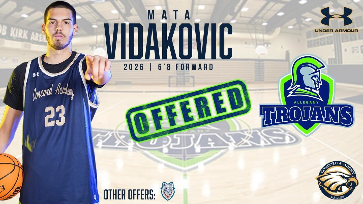 Congratulations to Senior @vidakovicmata on his recent offer from @acmtrojans ! #EaglesFly