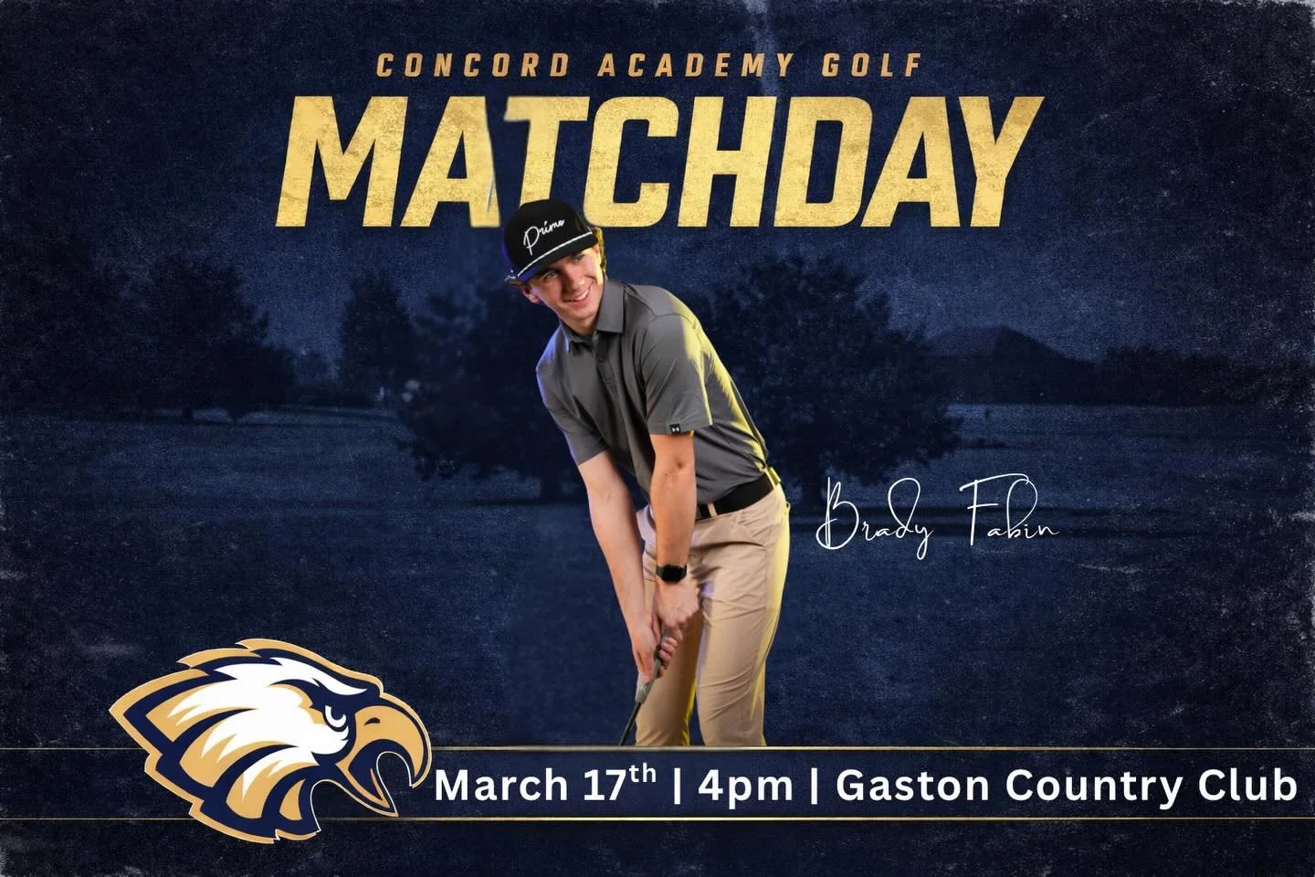 Match Day ⛳️
Golf team takes on Gaston Christian today! Go Eagles! 🦅
