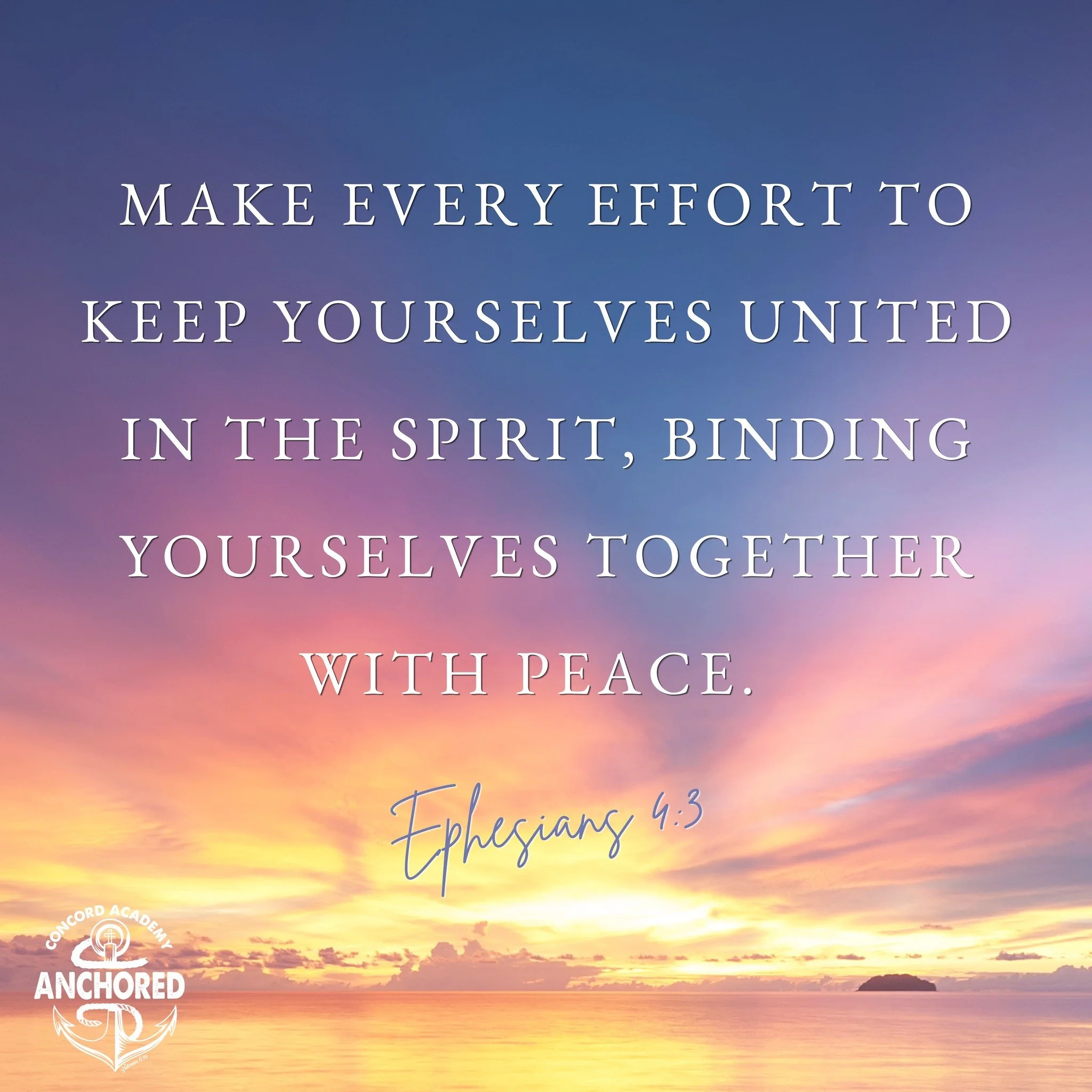 ⚓ ANCHORED IN THE WORD!

#concordacademync #educatingwithexcellence #lovingJesus #changingtheworld #onestudentatatime