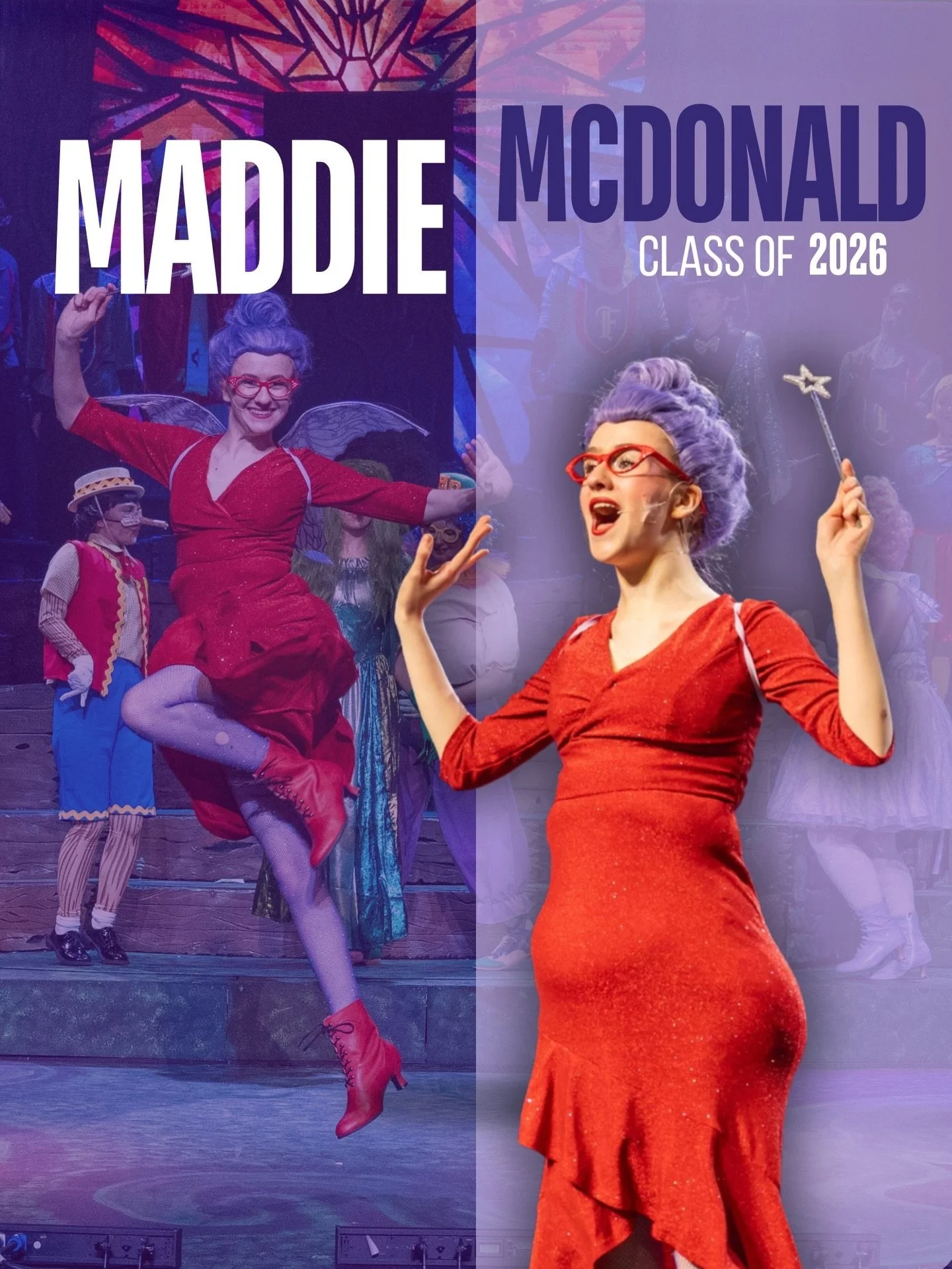 ✨Senior Spotlights✨ show some love in the comments below as we honor our amazing Seniors!

🪄Maddie McDonald: 
Our first wish request from our favorite Fairy Godmother is that you will always know how much CAPA loves you! #cosmetologist