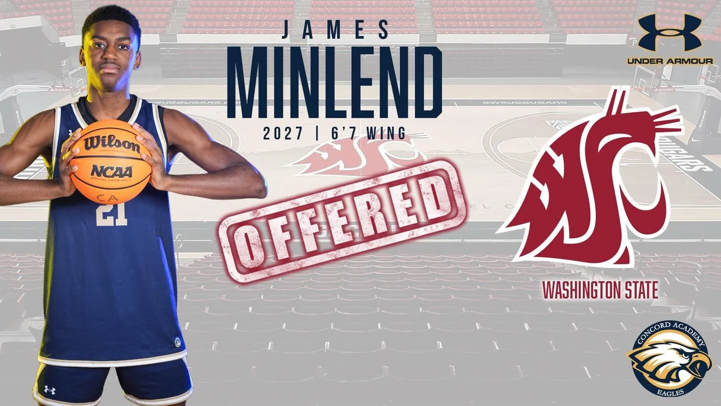 Congratulations to Junior @jamesminlend on his recent offer from @wsucougarmbb ! #EaglesFly