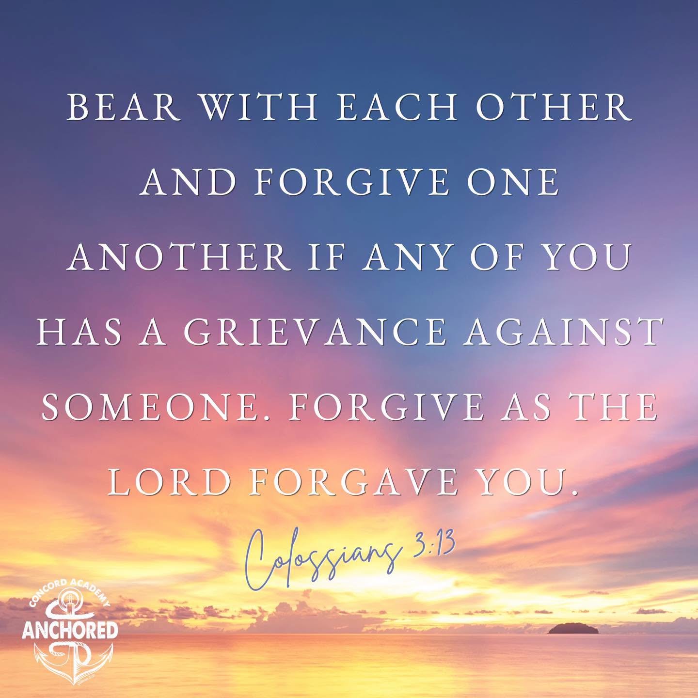 ⚓️ ANCHORED IN THE WORD! 

#concordacademync