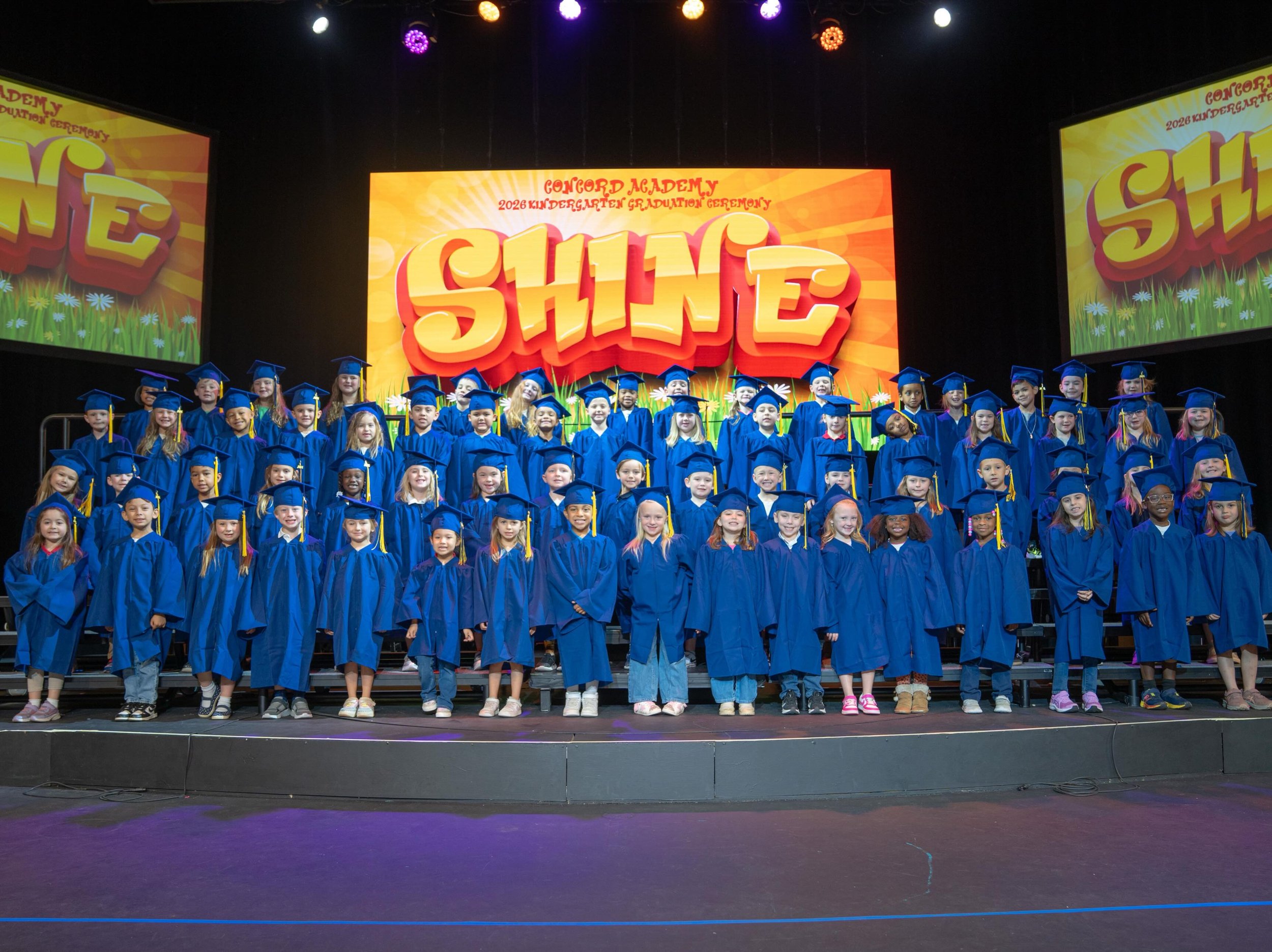 Last Friday night was their time to SHINE! ✨✨ Congratulations to the Kindergarten Class of 2026! 

#concordacademync #educatingwithexcellence #lovingJesus #changingtheworld #onestudentatatime